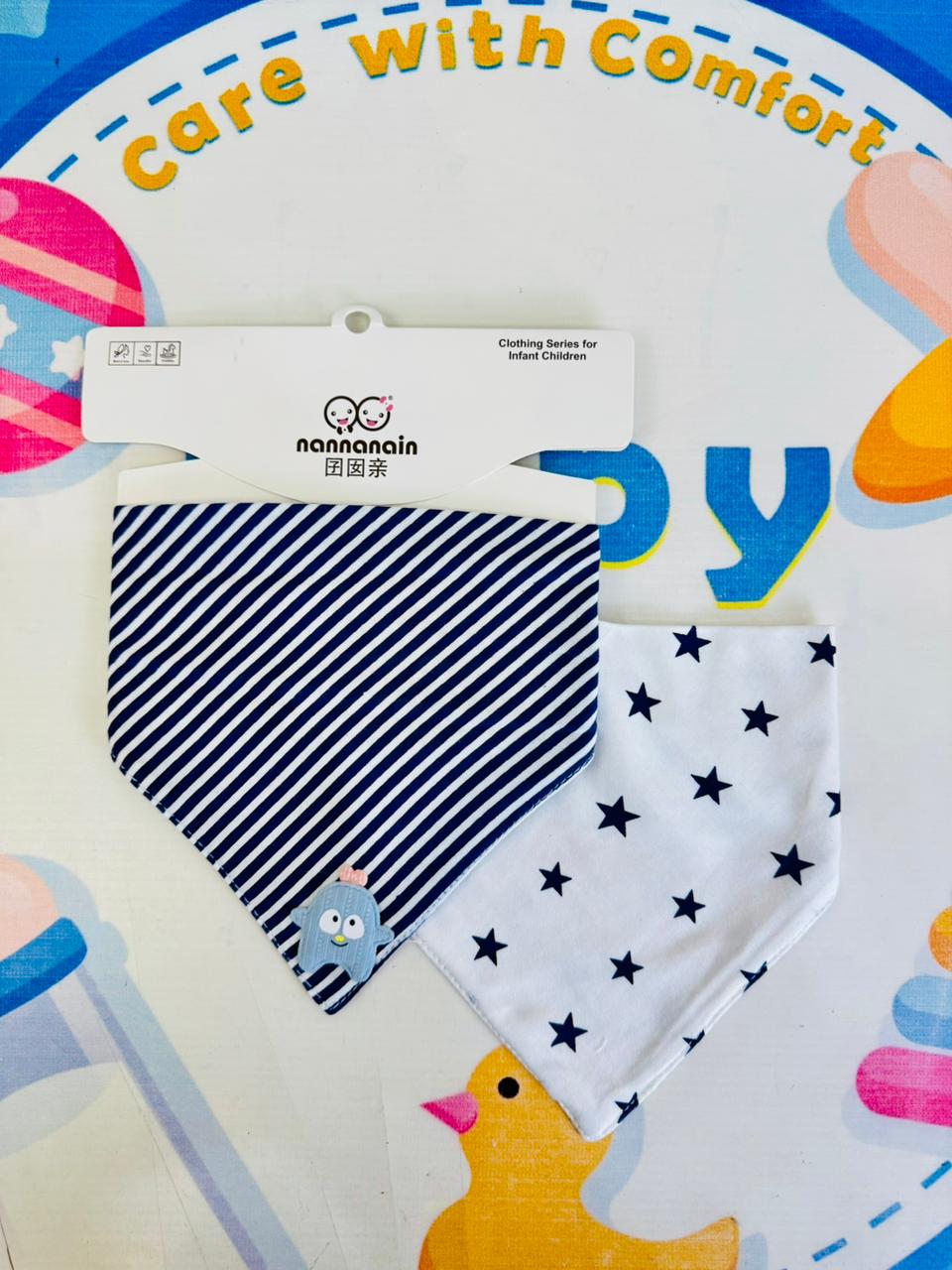 Baby Premium Bandana Bibs – Set of 2
