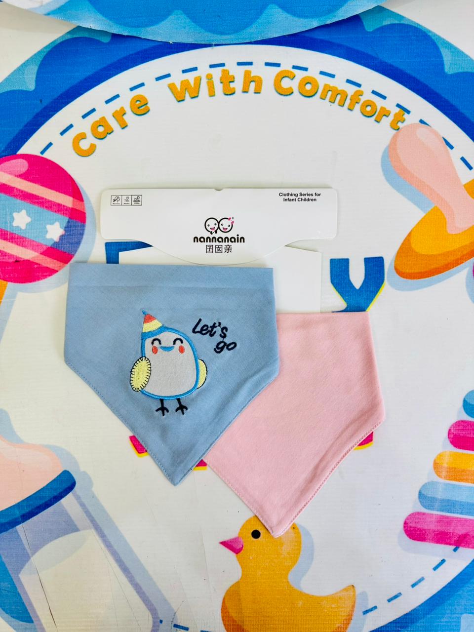 Baby Premium Bandana Bibs – Set of 2