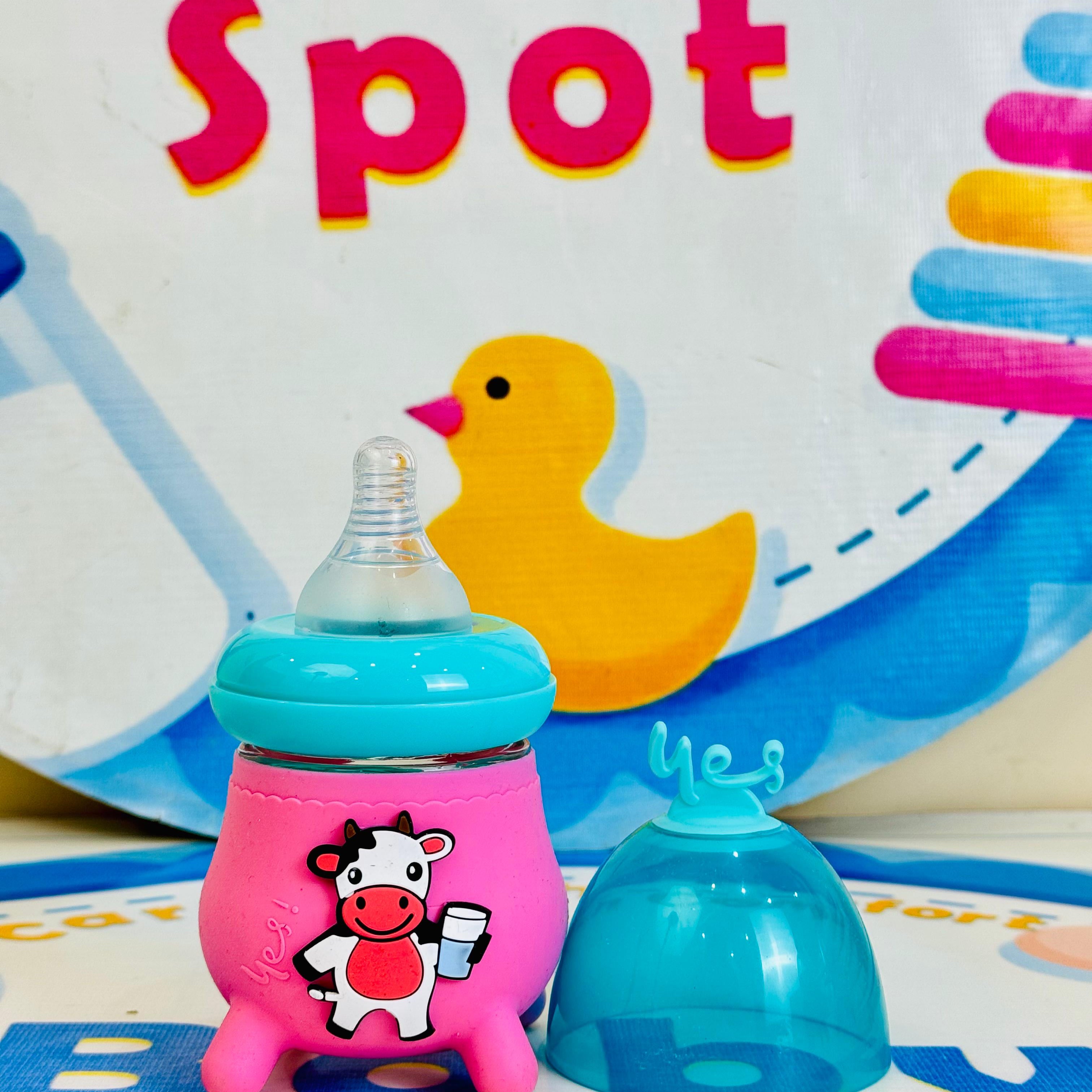 YES Branded Glass Feeder - 120ml