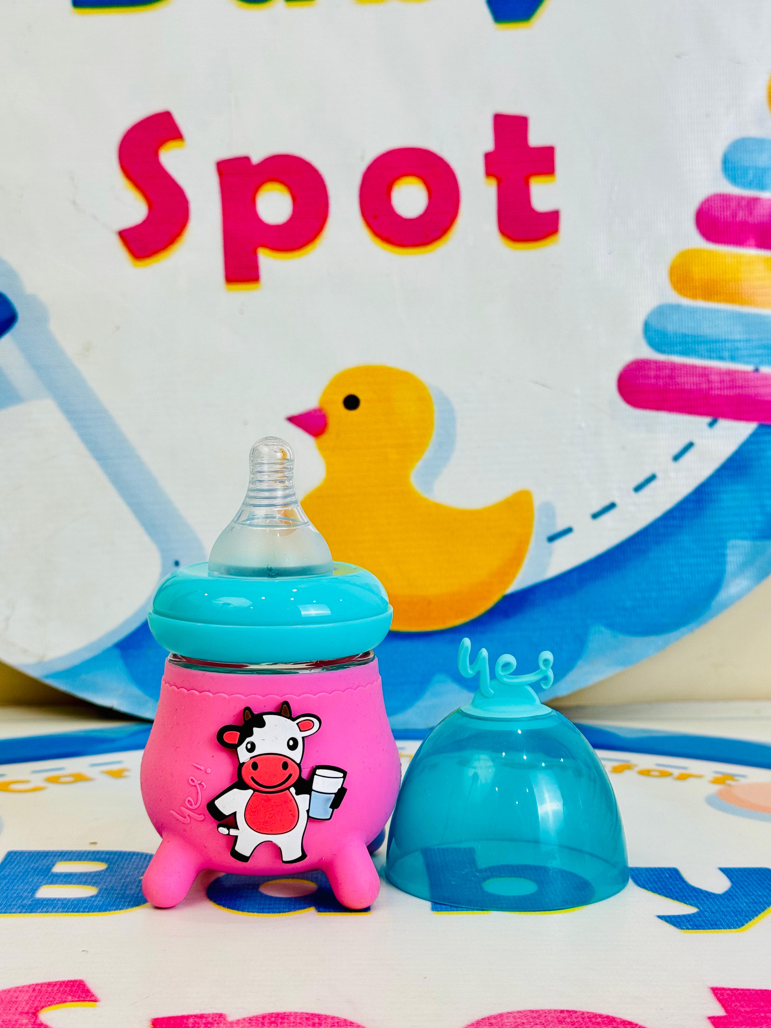 YES Branded Glass Feeder - 120ml