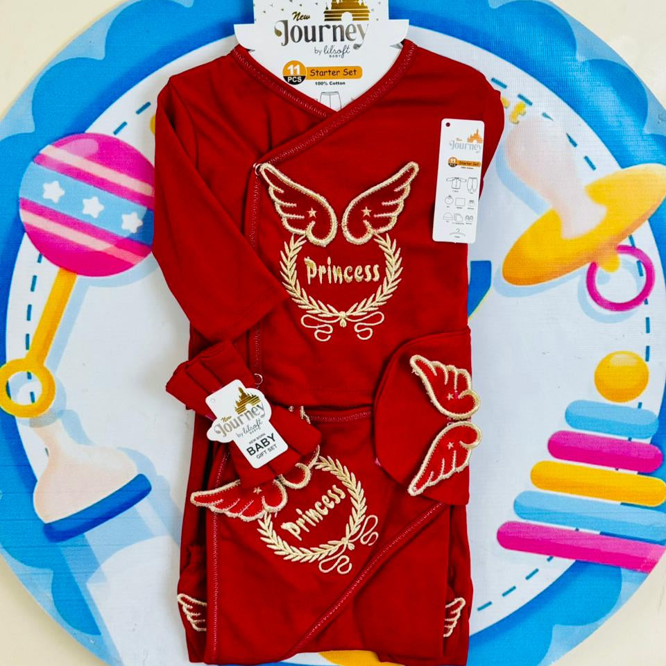 11 pcs baby starter set collection (Red)