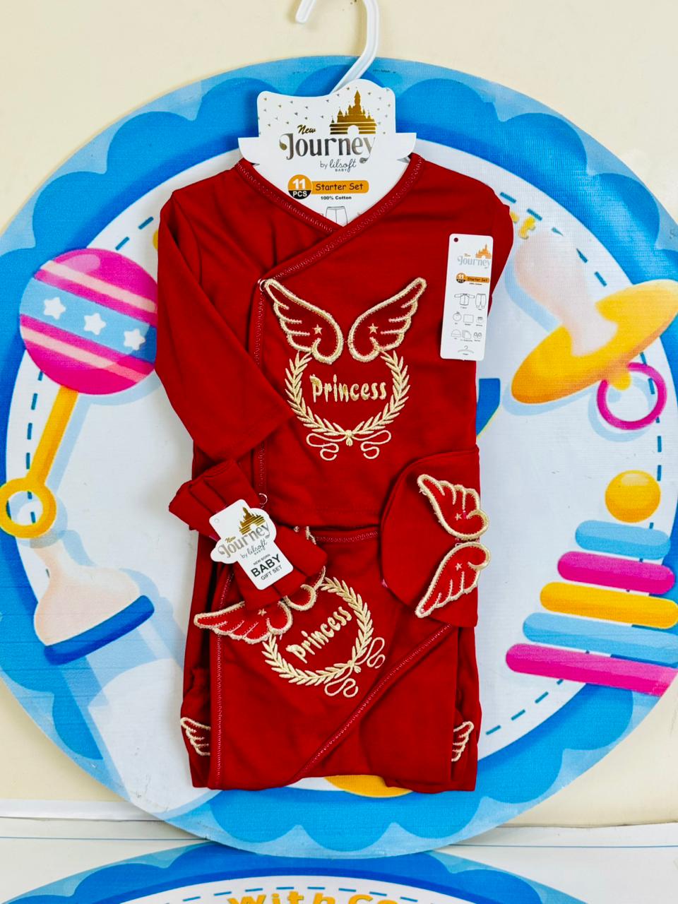 11 pcs baby starter set collection (Red)