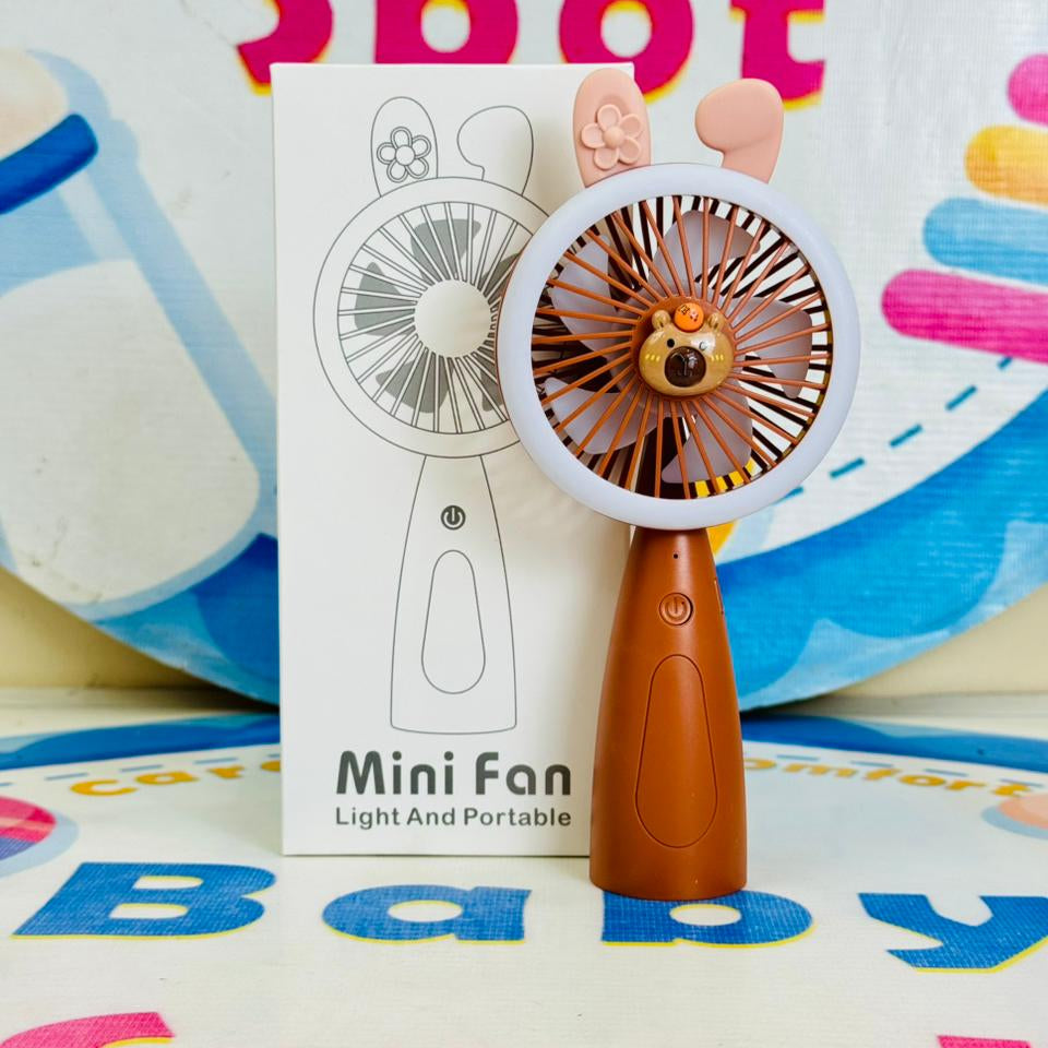 Mini rechargeable electric hand fans