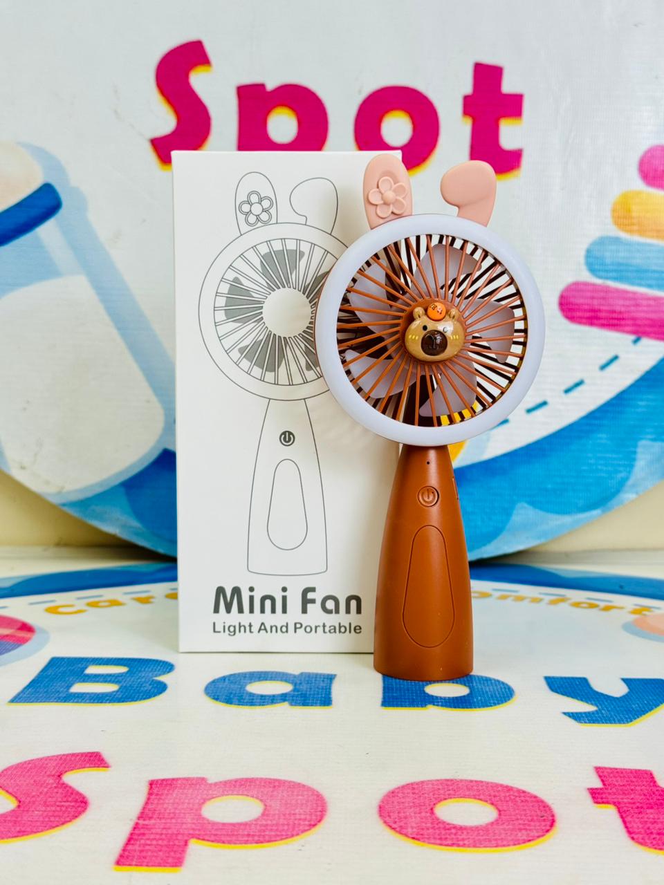 Mini rechargeable electric hand fans