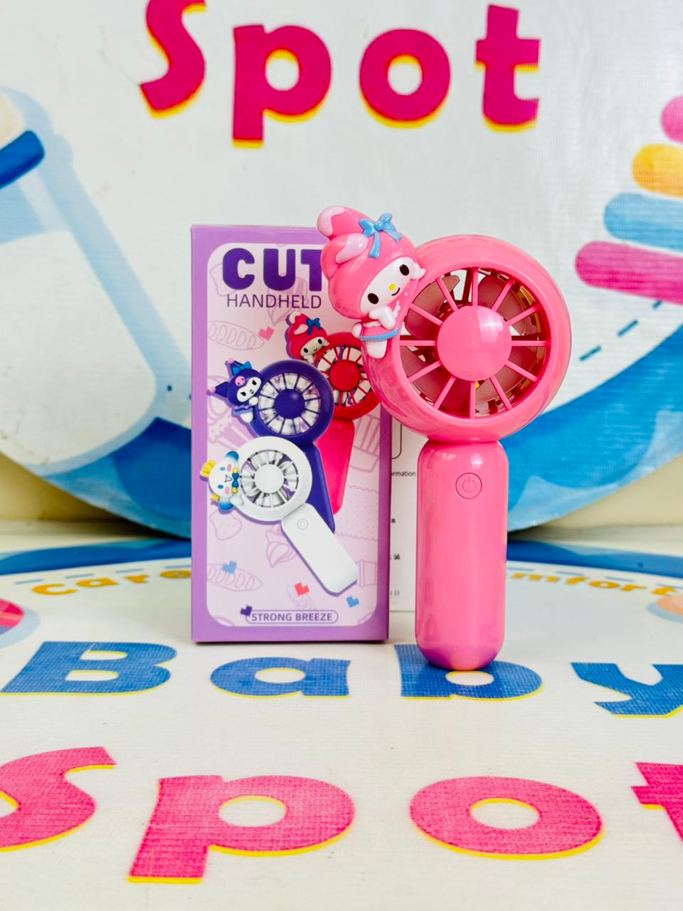 Mini rechargeable electric hand fans