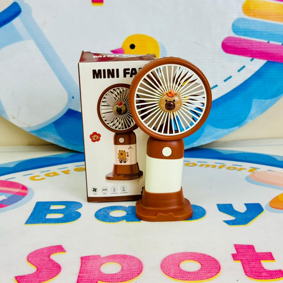 Mini rechargeable electric hand fans