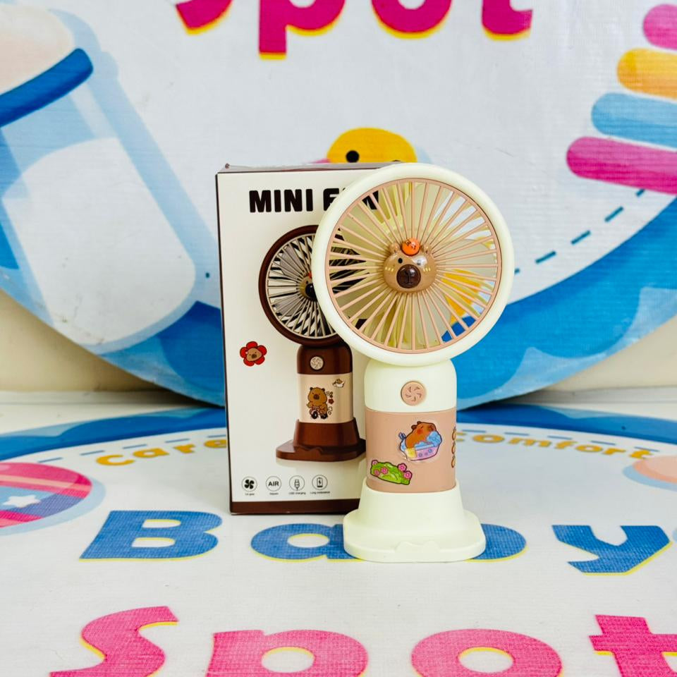 Mini rechargeable electric hand fans