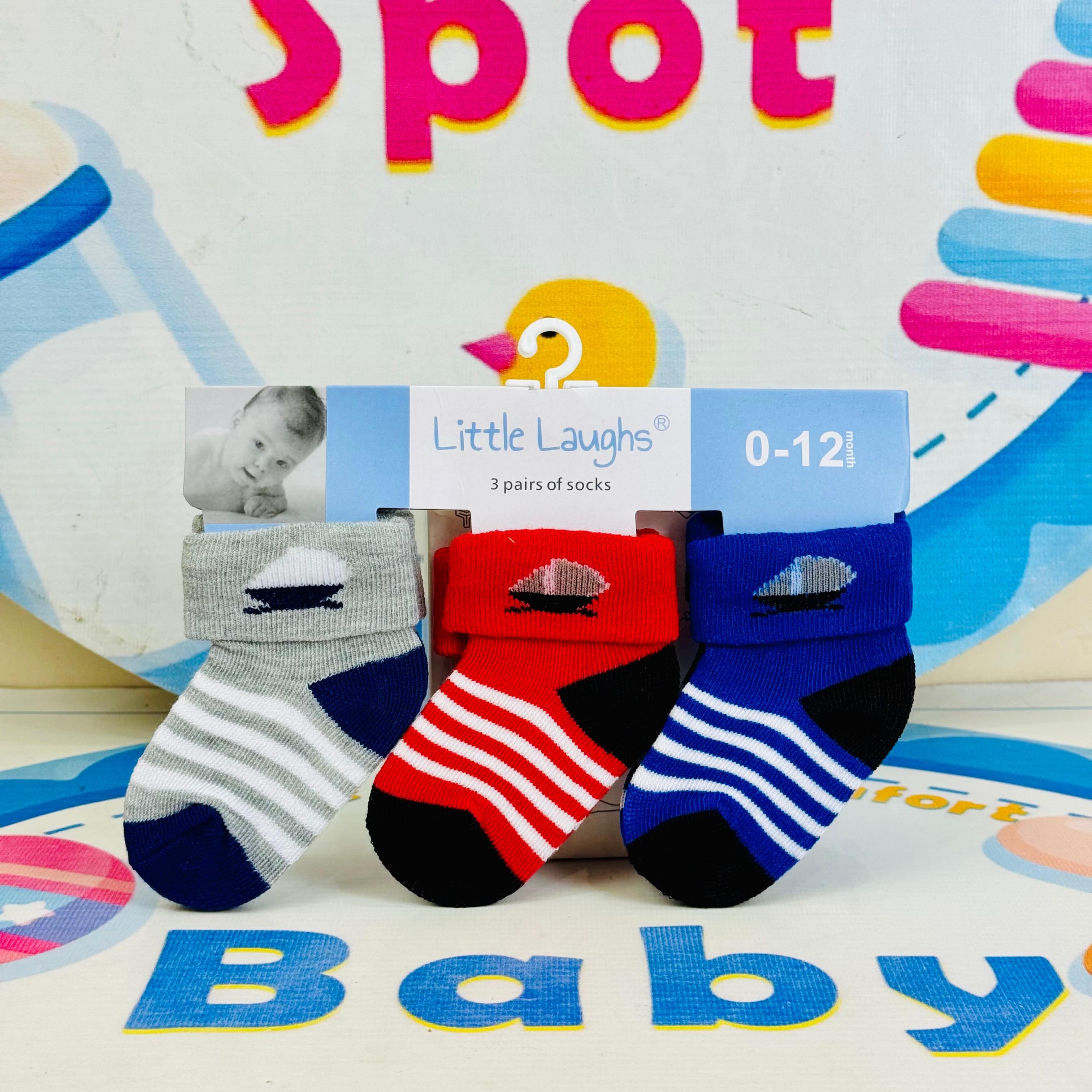 Hudson Baby –Set of 3 Socks for 0-12 months