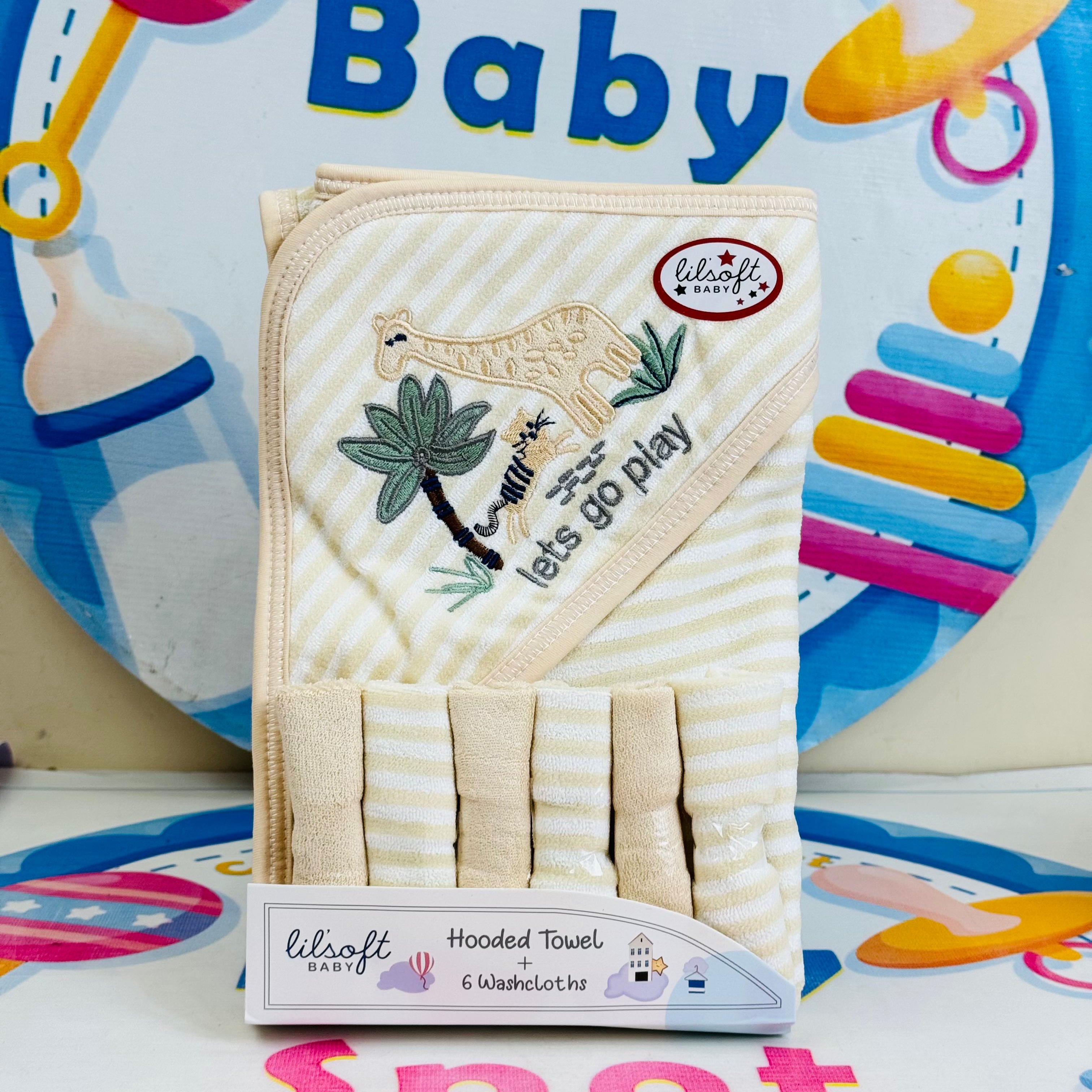 Sunnoozy's 7-Piece Baby Towel Set