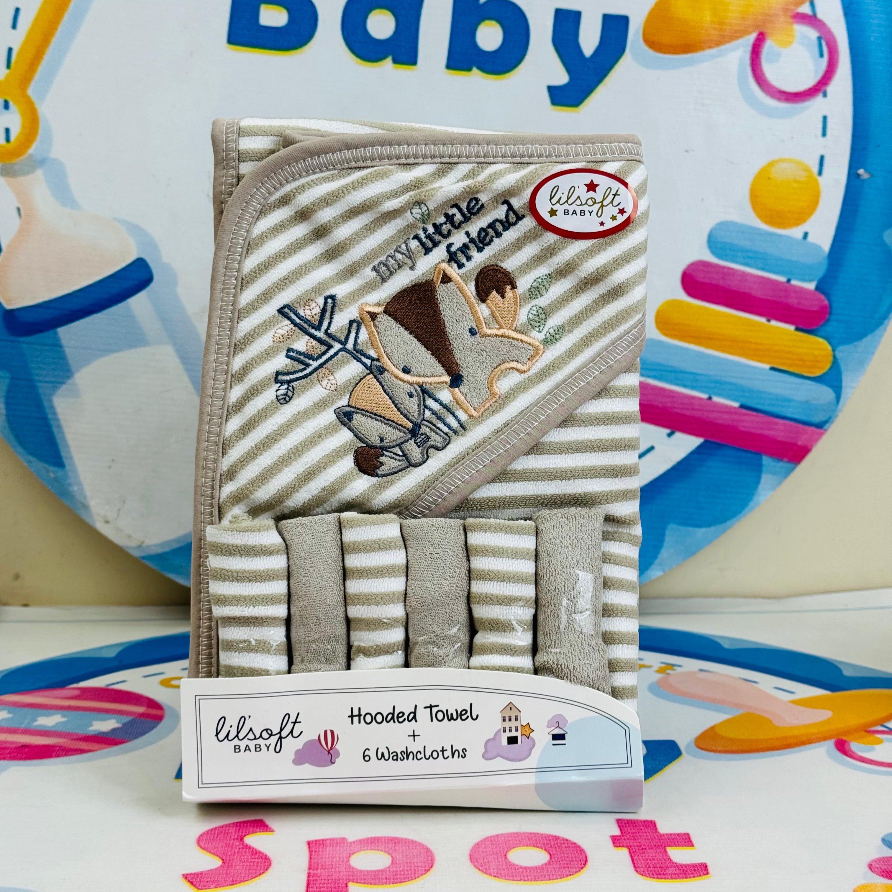 Sunnoozy's 7-Piece Baby Towel Set