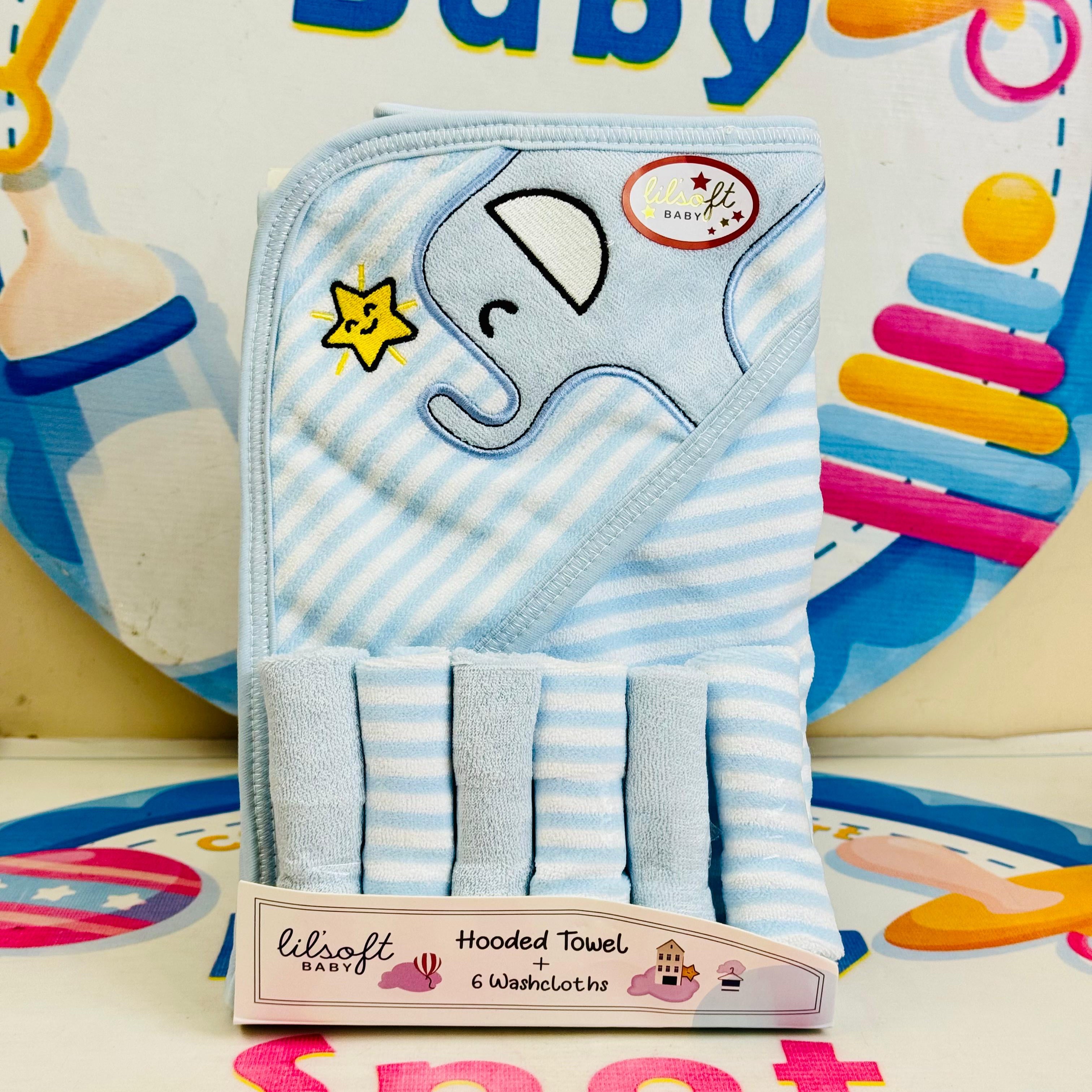 Sunnoozy's 7-Piece Baby Towel Set