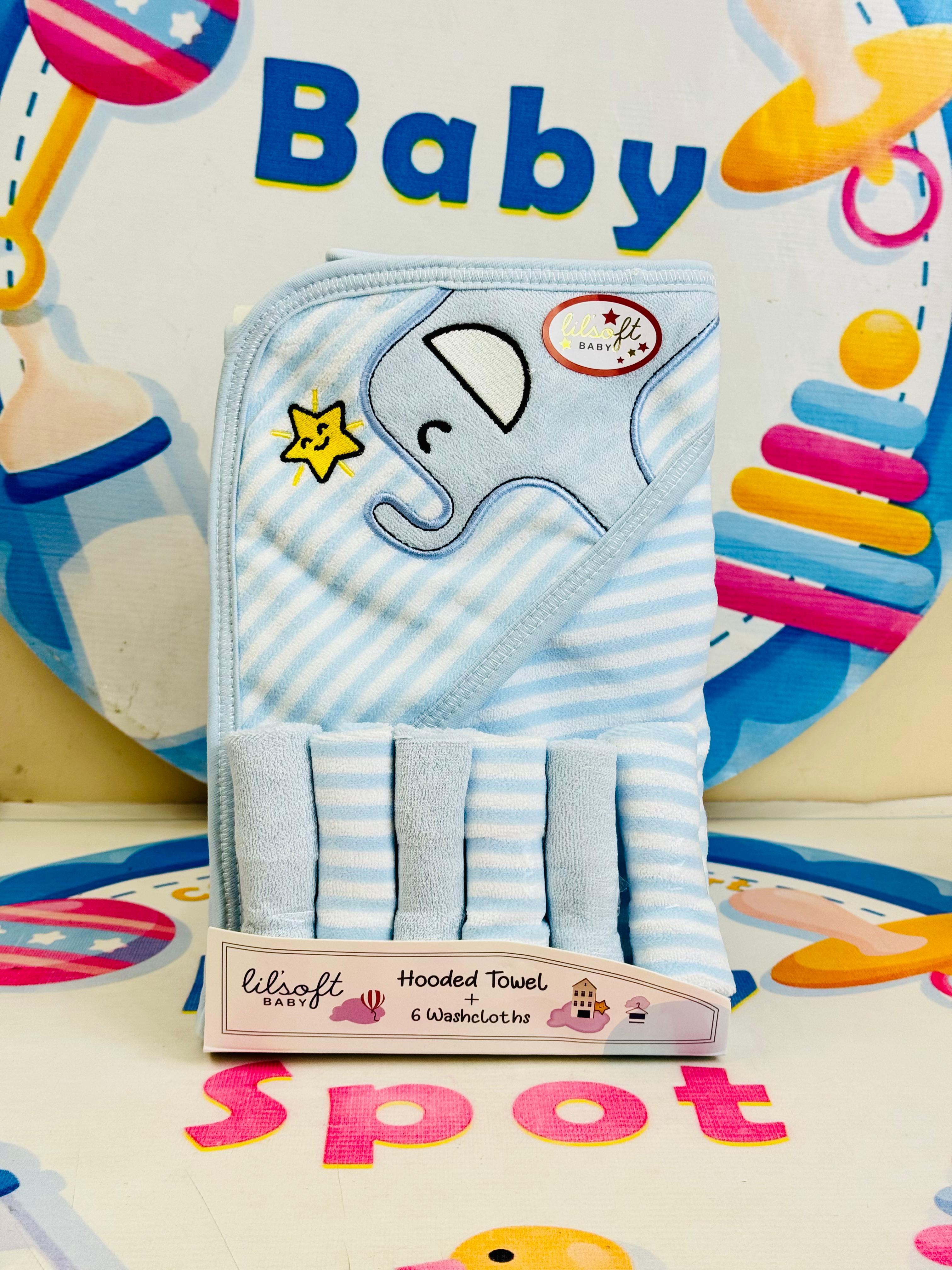 Sunnoozy's 7-Piece Baby Towel Set