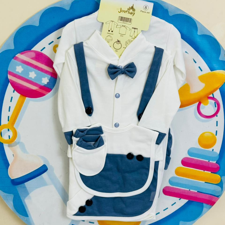 8-Pcs Starter Set for Little Prince – Newborn Must-Have!