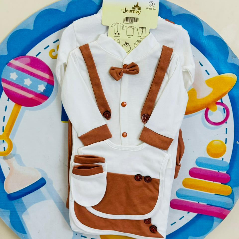 8-Pcs Starter Set for Little Prince – Newborn Must-Have!