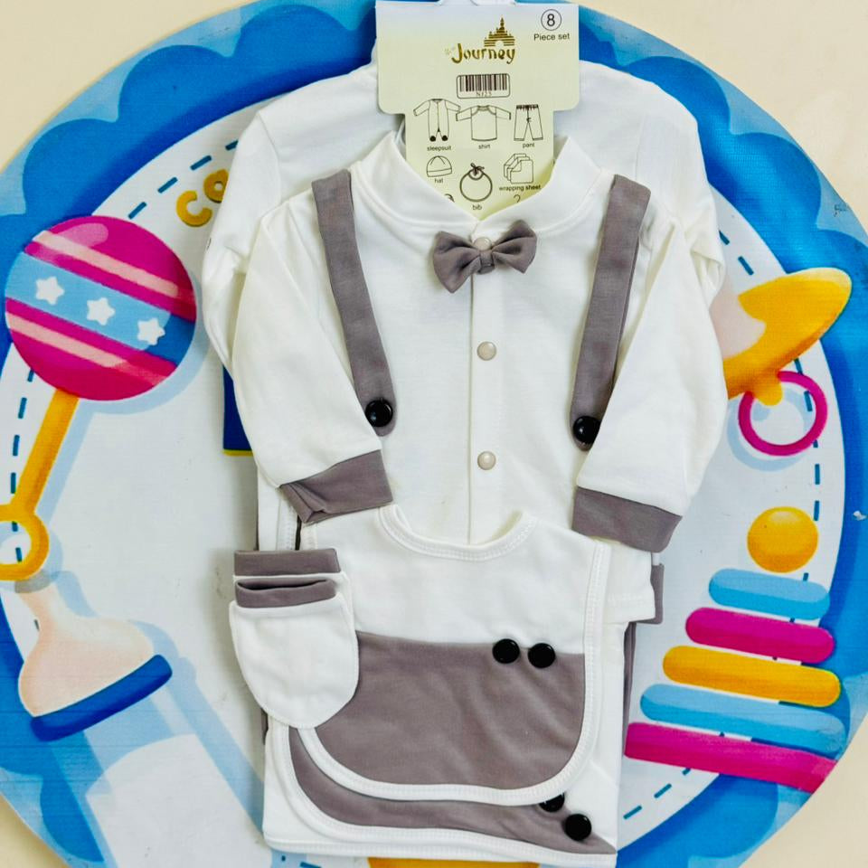 8-Pcs Starter Set for Little Prince – Newborn Must-Have!