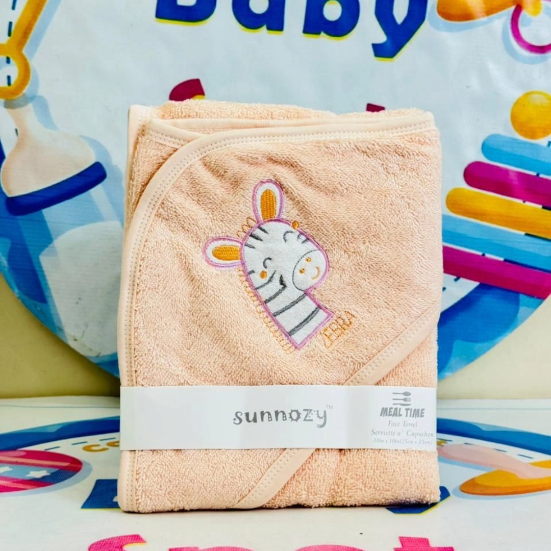 Sunnoozy Branded Baby Hooded Bath Towels