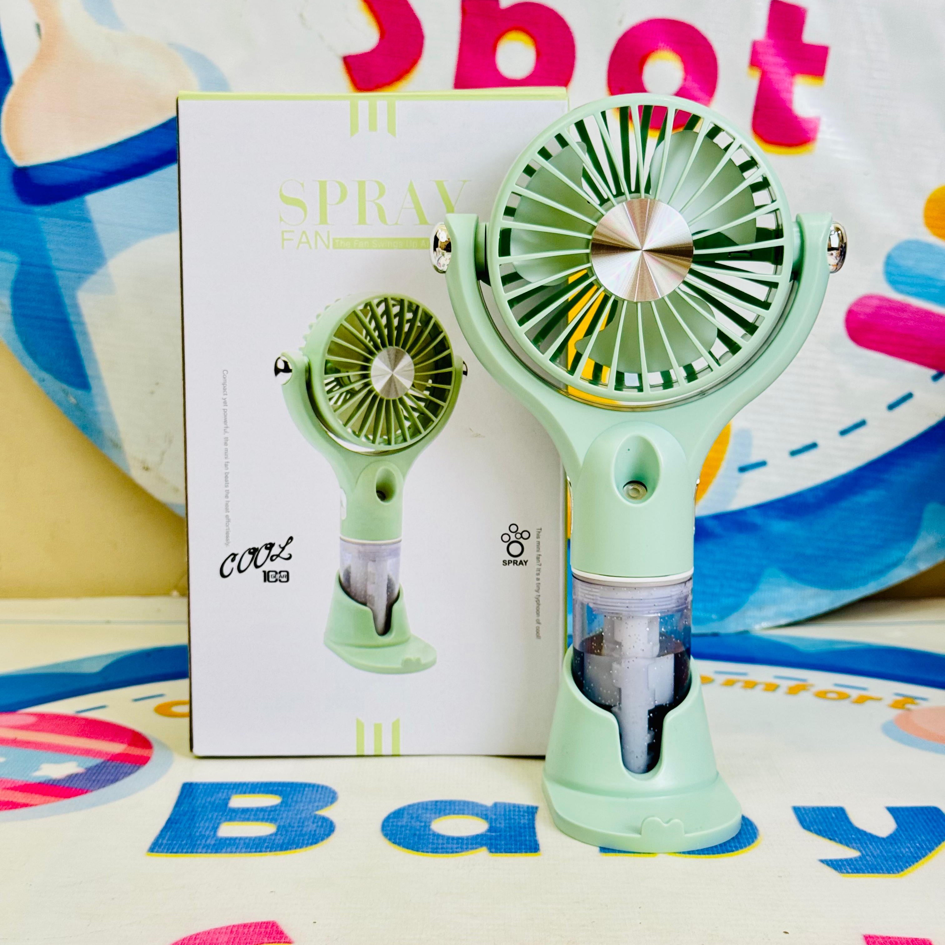 Mega electric hand fans with mist