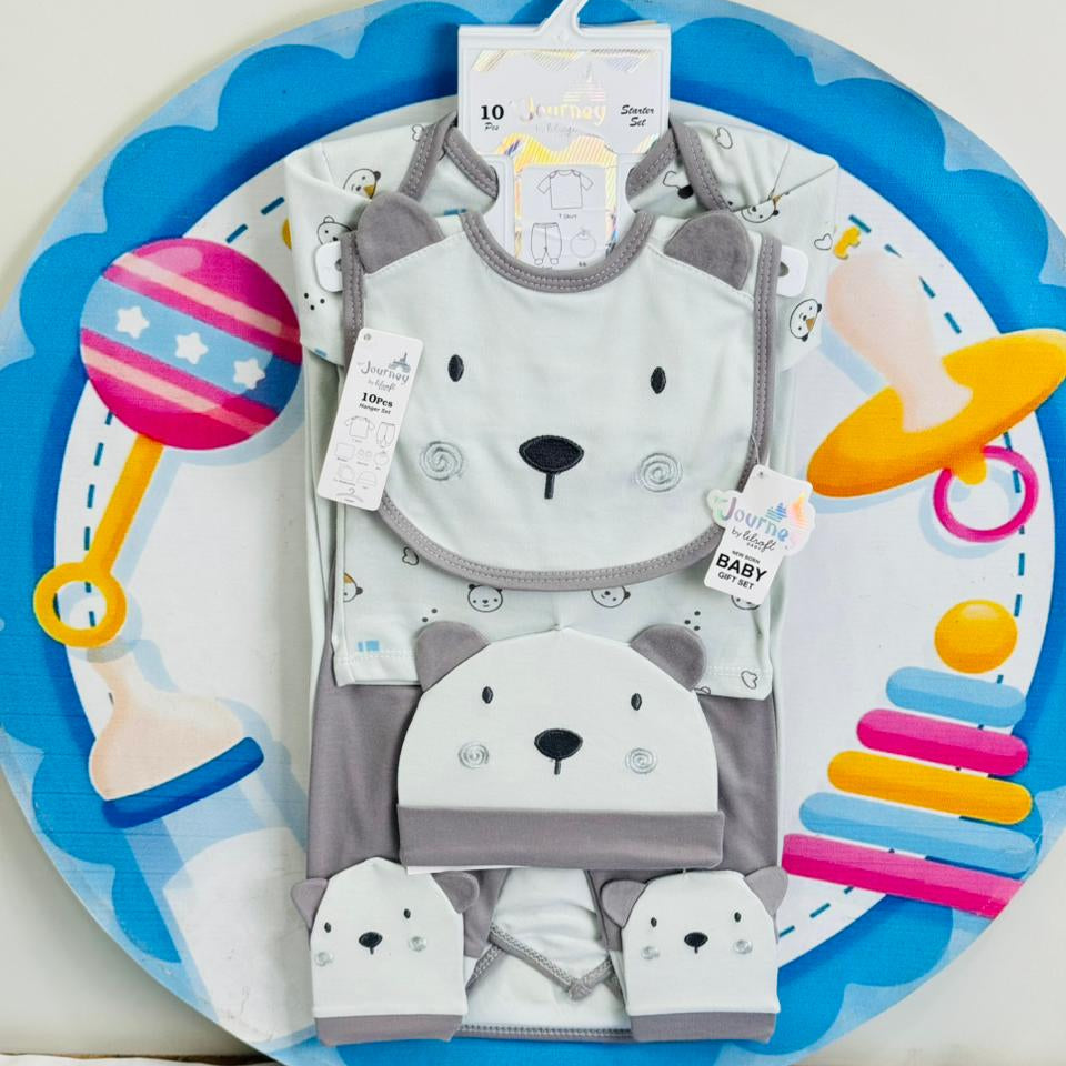 10 pcs baby starter set collection (Pink)