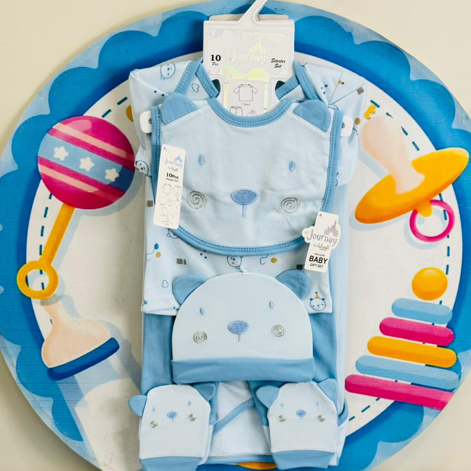 10 pcs baby starter set collection (Pink)