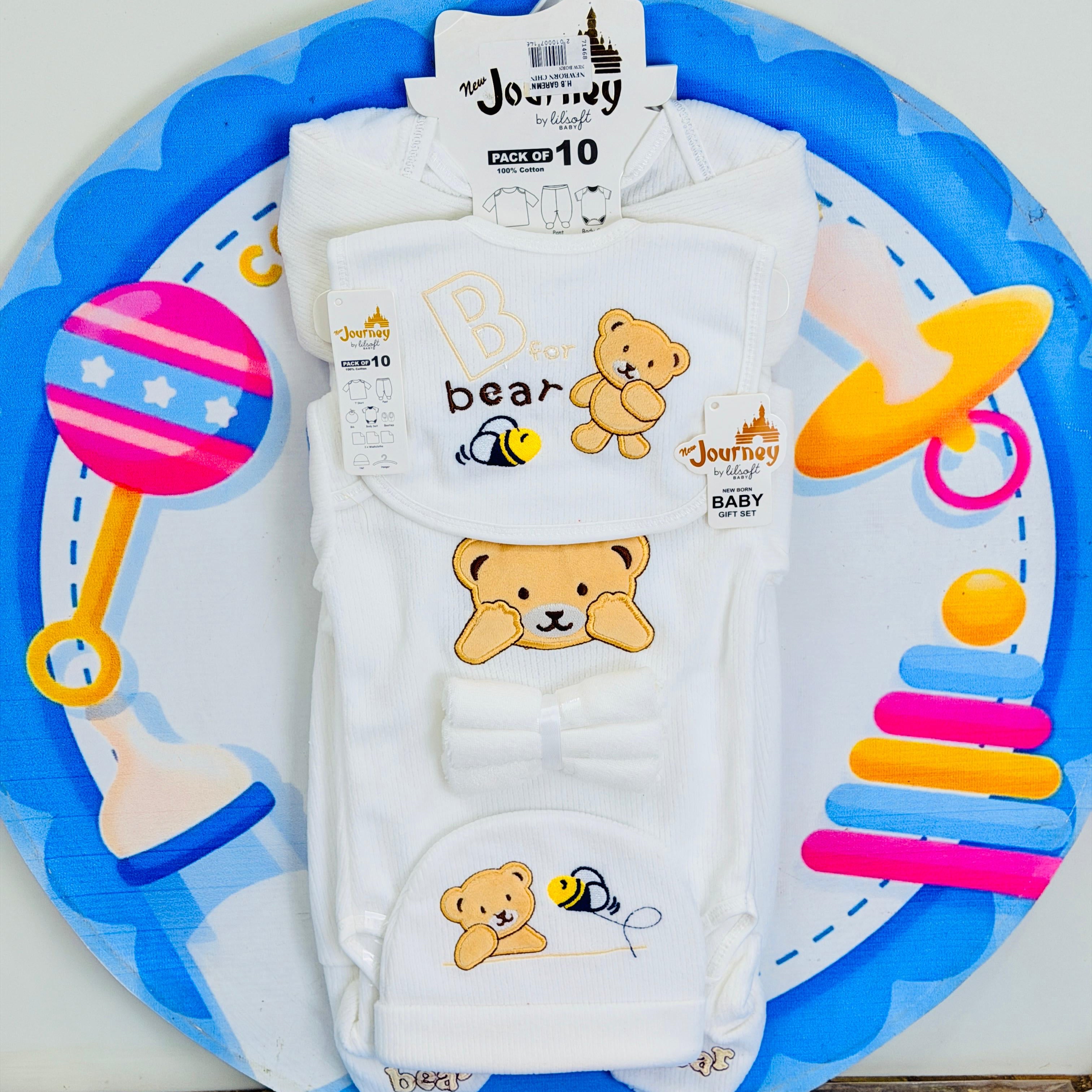 10 Pcs Winter Fleece Baby Starter Set – Warm & Cozy