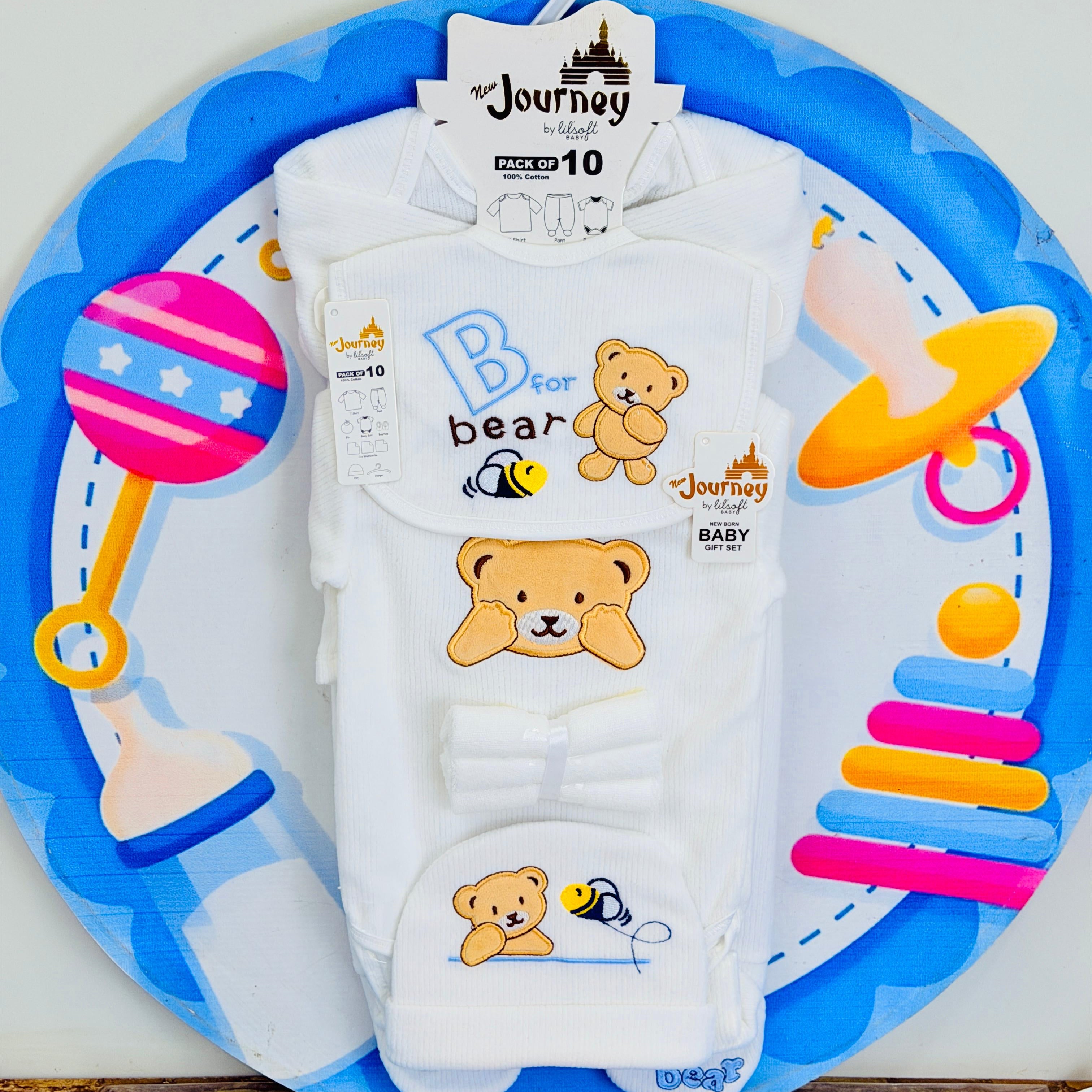 10 Pcs Winter Fleece Baby Starter Set – Warm & Cozy