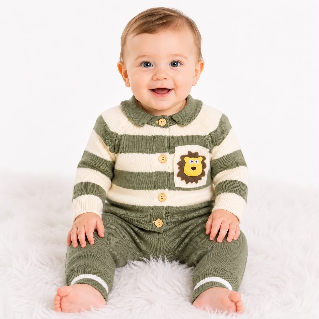 Baby Woolen Pajama Suits – Winter Collection ❄️