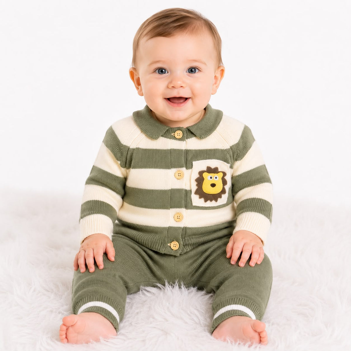 Baby Woolen Pajama Suits – Winter Collection ❄️