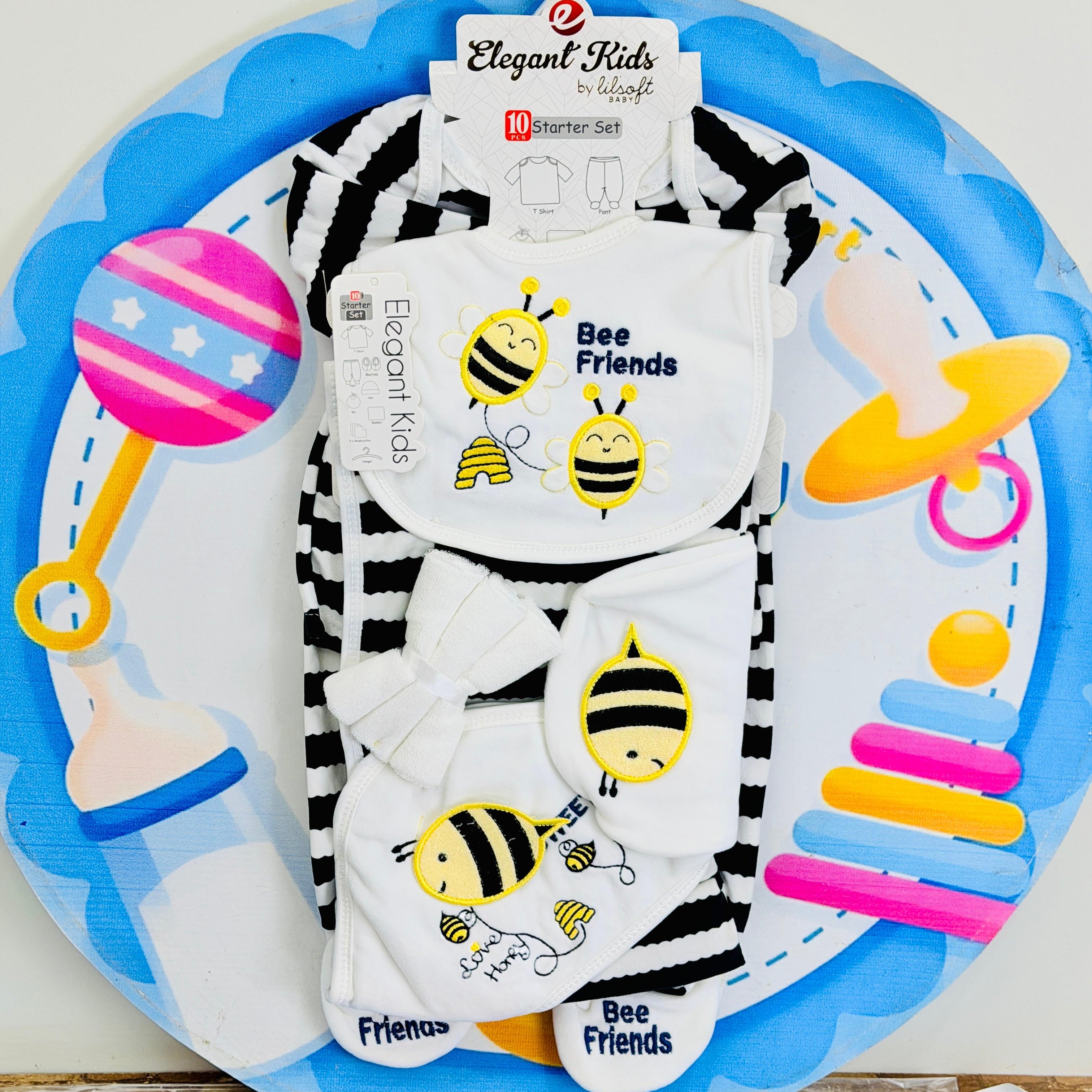 7 Pcs Winter velvet Baby Starter Set – Warm & Cozy