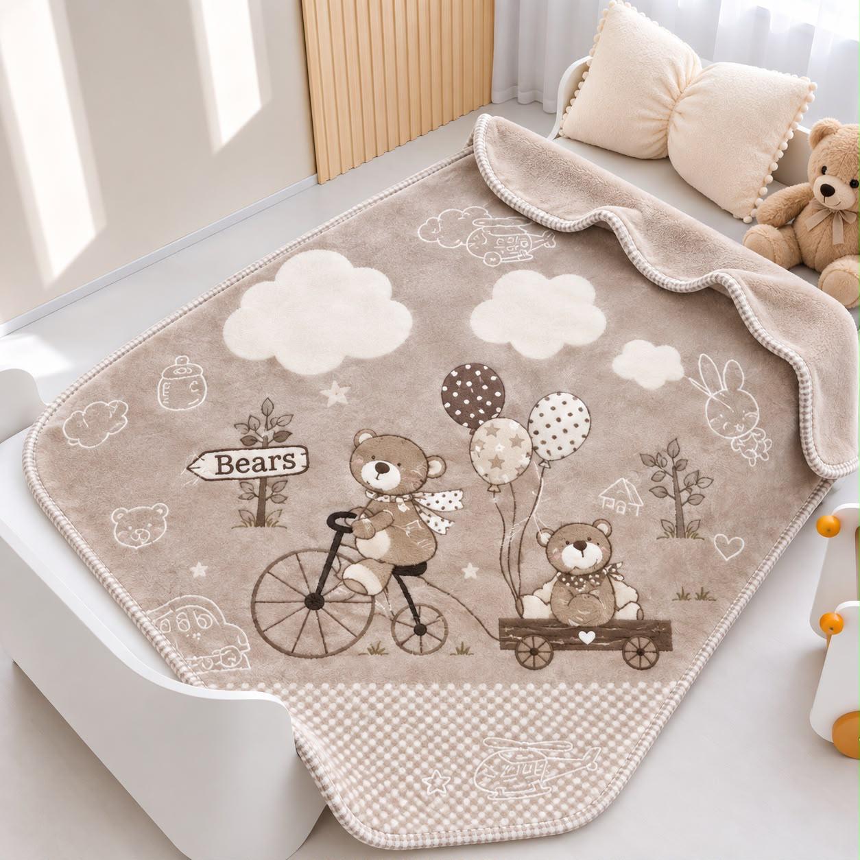Baby Soft Double-Ply Blanket (100 X 100Cm)