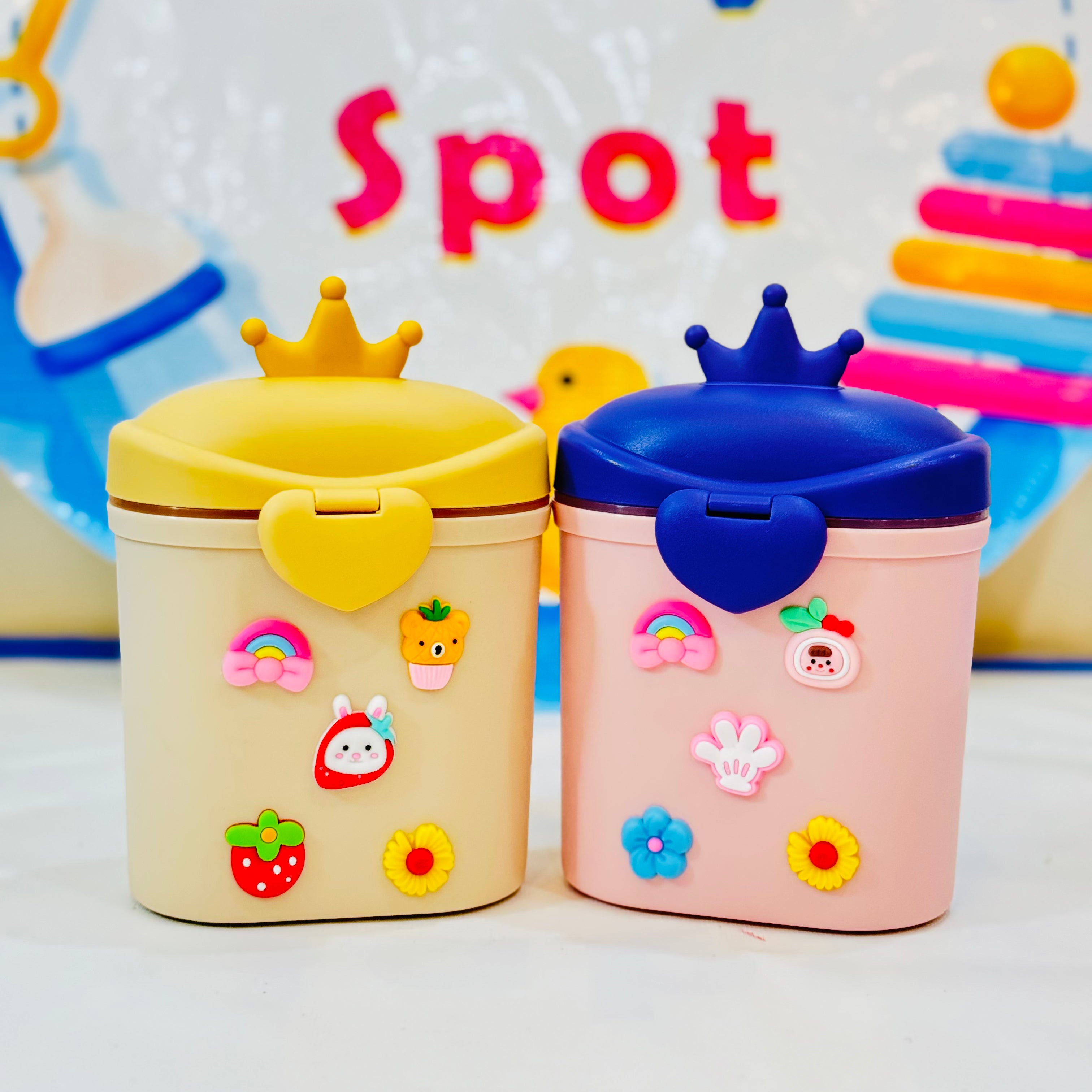 Imported baby milk powder containers