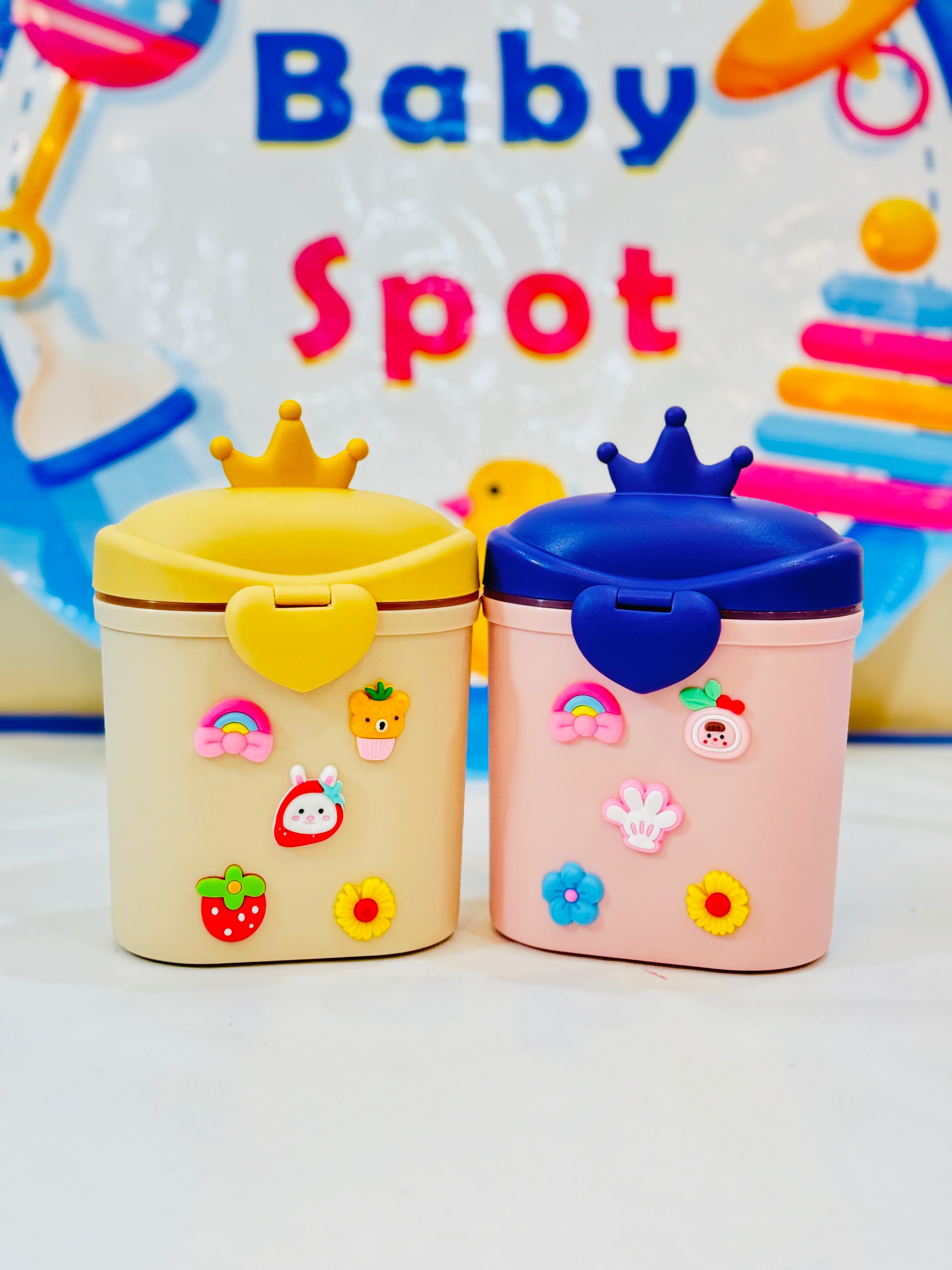Imported baby milk powder containers