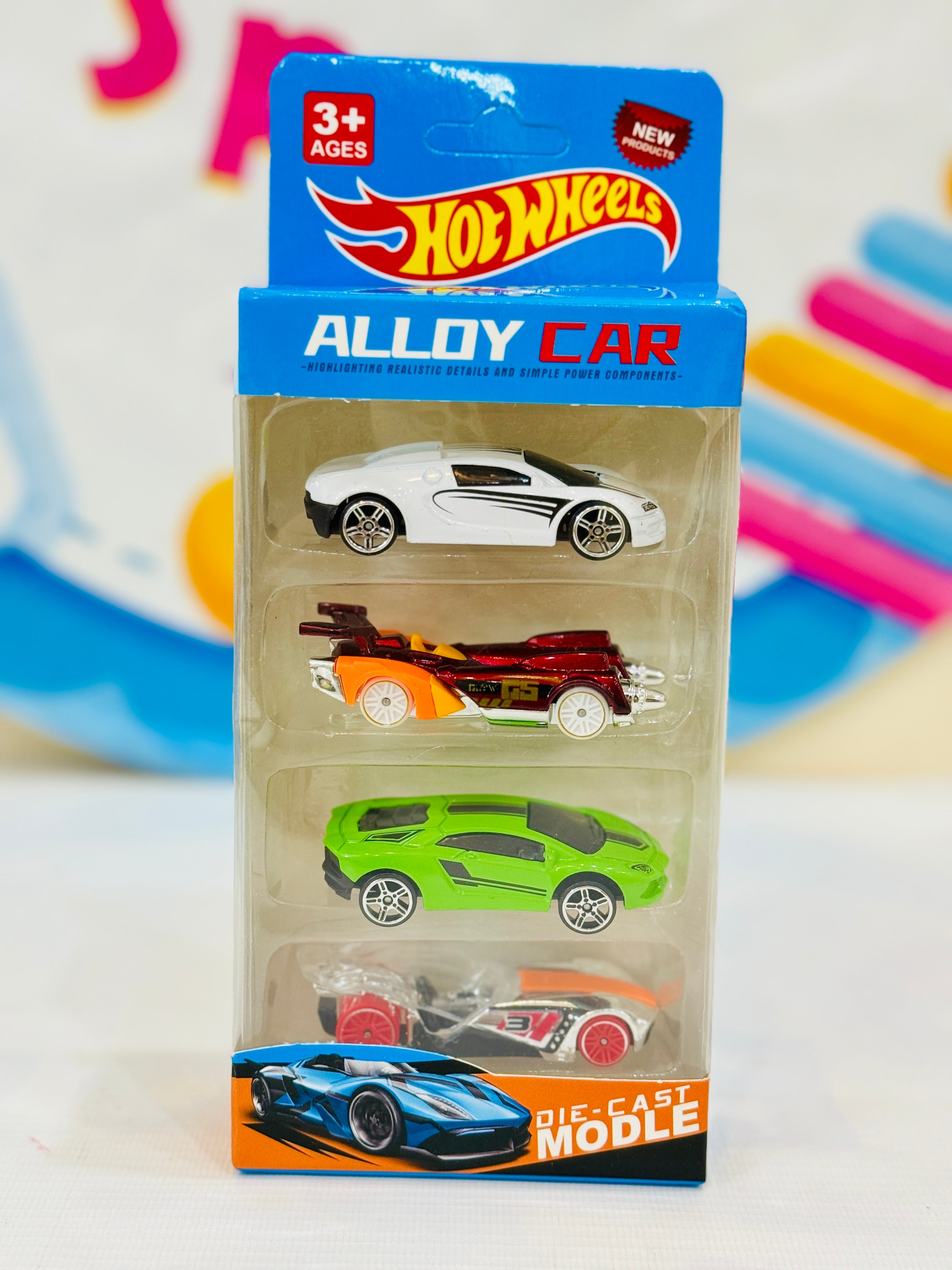 Hot Wheels 5-Car Pack – Ultimate Speed & Action! 🚗🔥

Rev up the excitement with the Hot Wheels 5-Car Pack, featuring high-speed, stylish, and detailed die-cast cars for endless racing adventures! Each pack includes five uniquely designed cars, perfect for collectors and young racers alike.

🔹 Why Choose This Set?
✅ Premium Die-Cast Cars – Durable and high-quality Hot Wheels vehicles.
🏎️ Unique Designs – A mix of sports cars, muscle cars, and supercars.
🎮 Endless Fun – Perfect for racing, stunts, and im