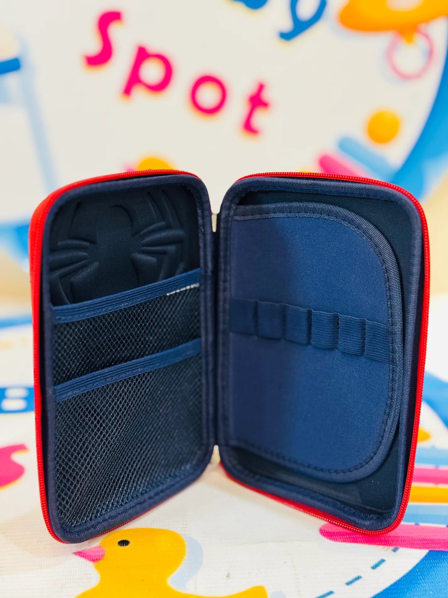 Spider man Pencil Case 3D Embossed On Fiber