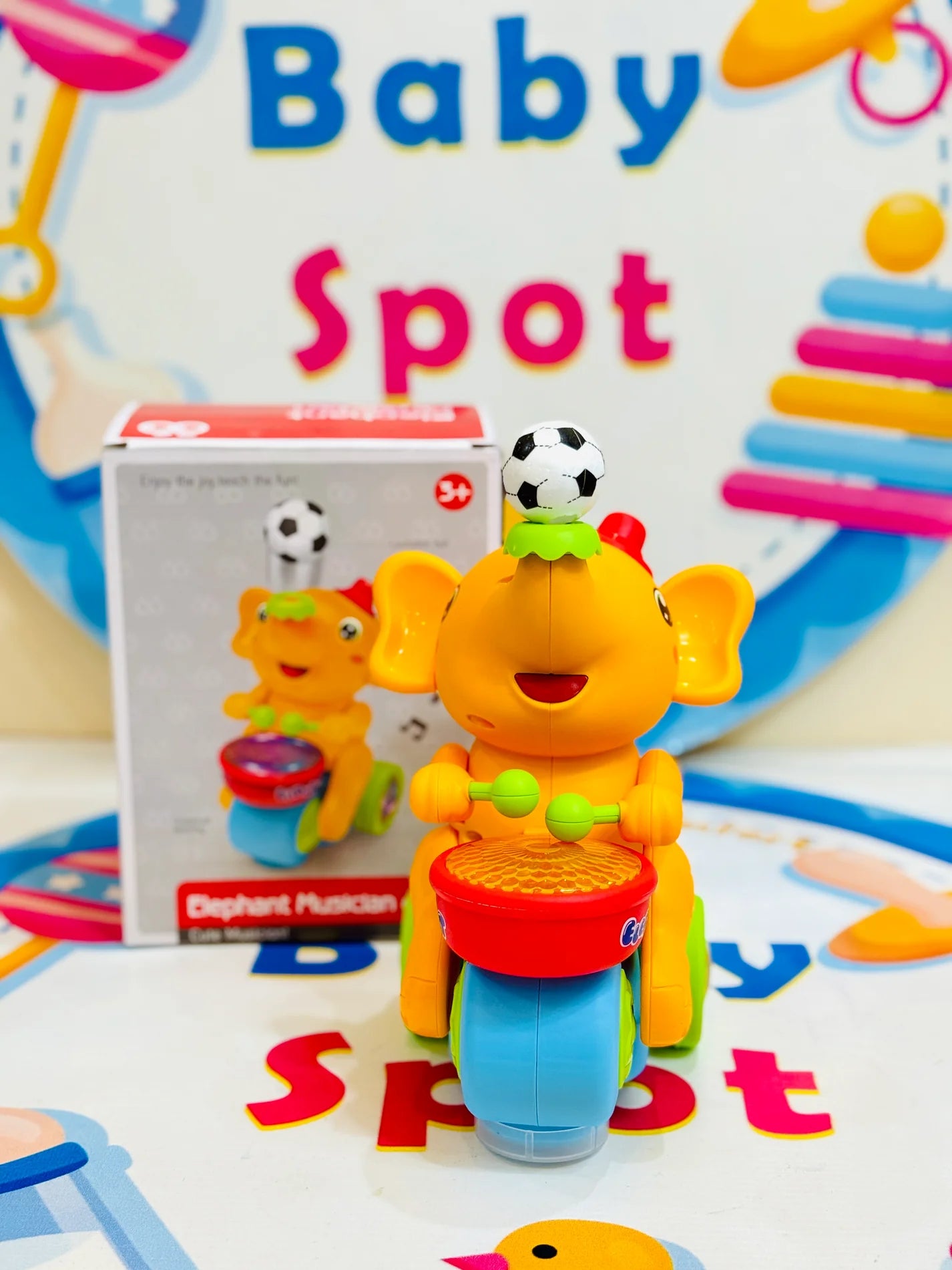 🎶 Melo Elephant Musical Toy 🐘💕