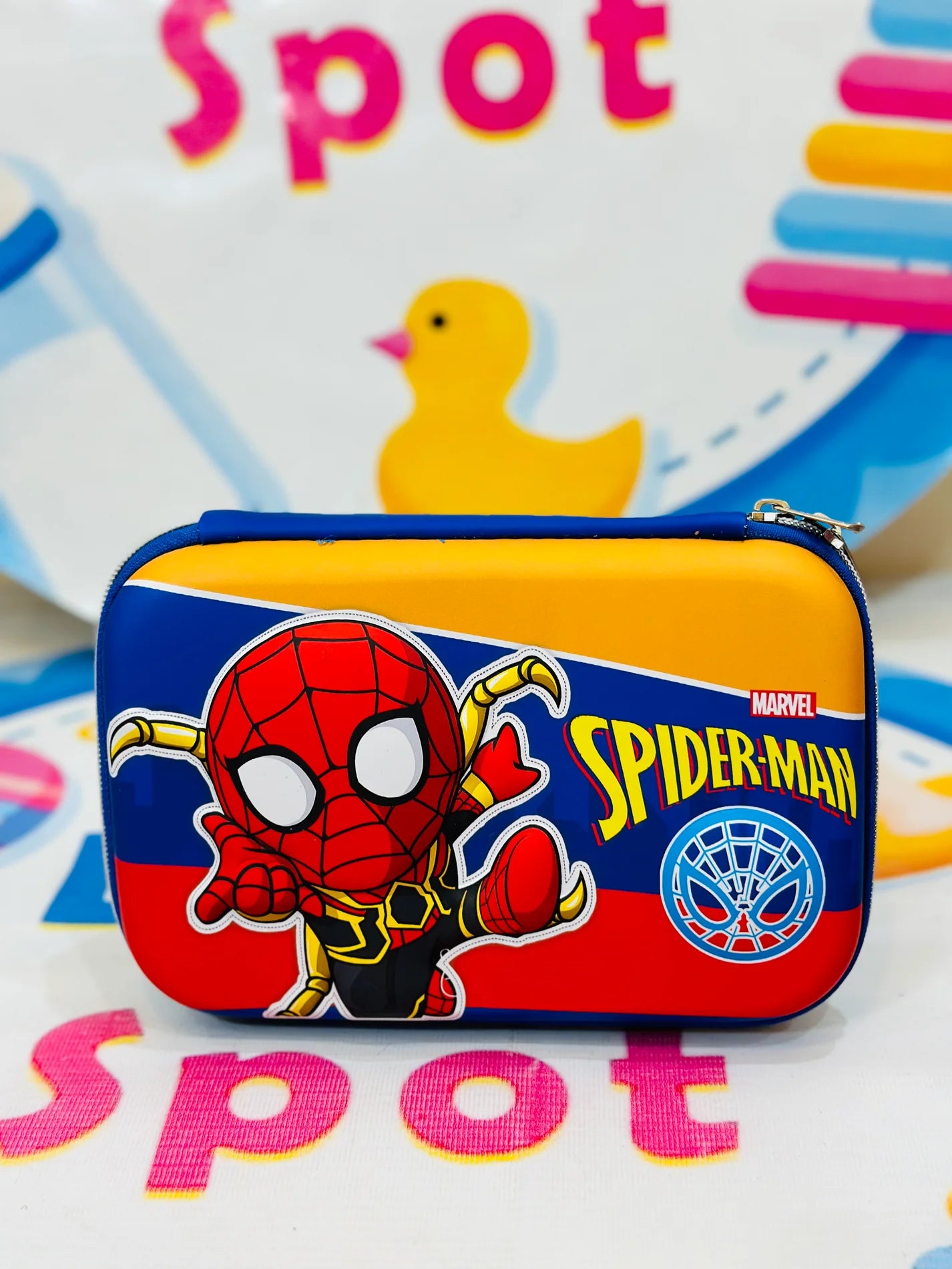 Spider man Pencil Case 3D Embossed On Fiber