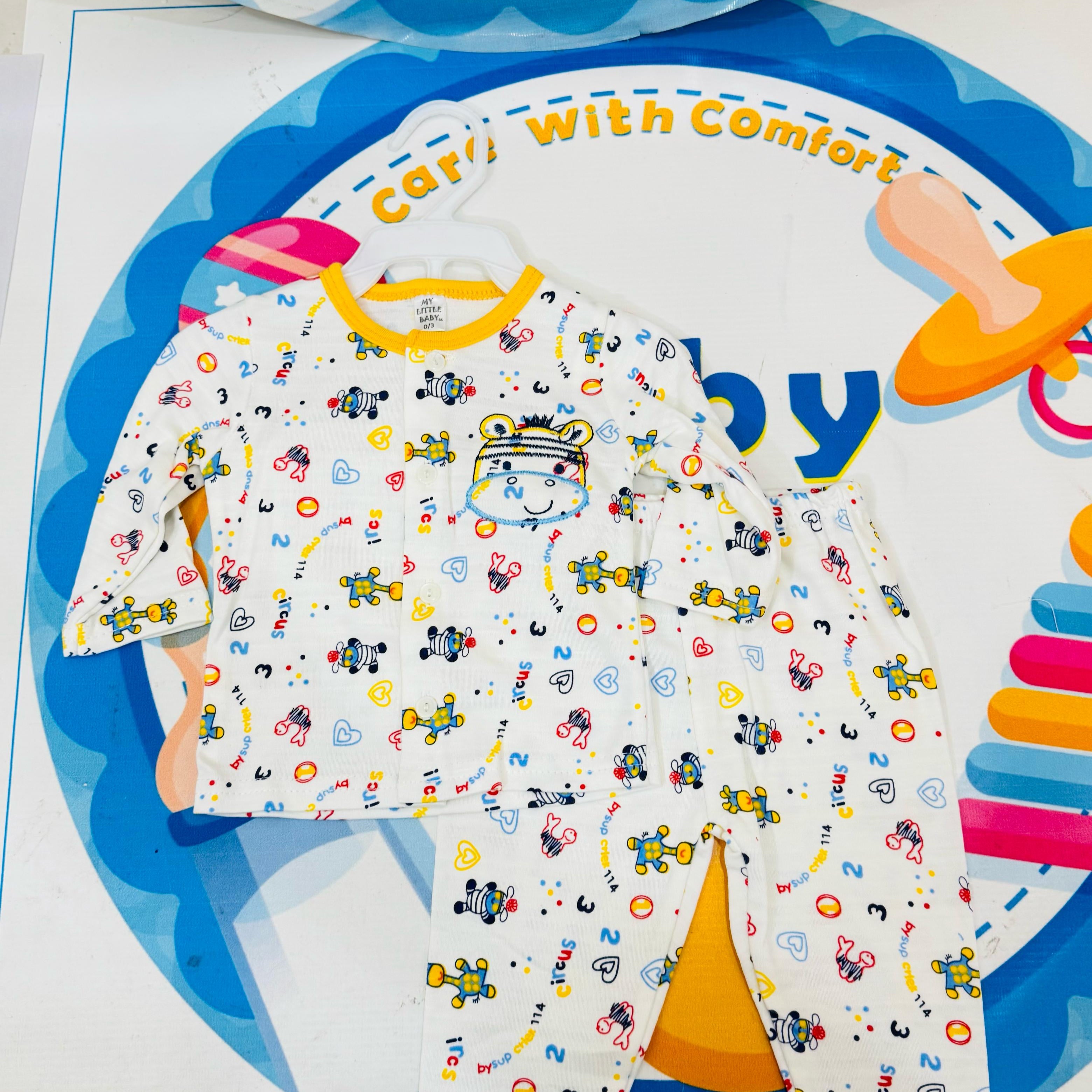 Baby Premium Cotton Pajama Suits – Soft, Safe & Stylish Sleepwear for Your Little One

Give your baby the comfort of trusted Thai quality with the premium pajama suits collection – now available in Pakistan! Made from 100% soft cotton, these adorable pajama suits are ideal for newborns and infants, providing cozy nights and breathable comfort during the day.

🍼 Product Highlights:

✅ Original Brand – Made in Thailand
✅ 100% Cotton Fabric – Breathable, ultra-soft & skin-friendly
✅ Adorable Prints & Pastel C