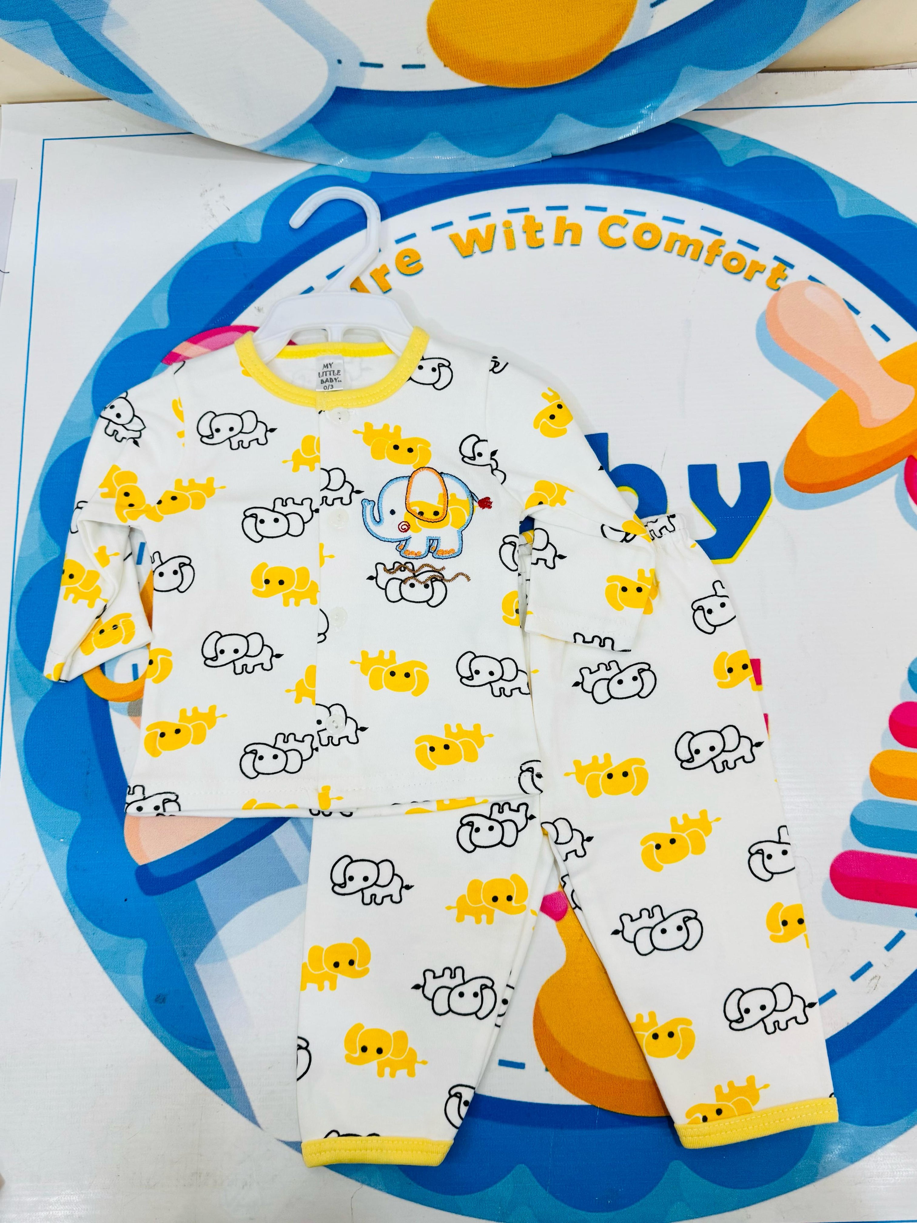 Baby Premium Cotton Pajama Suits – Soft, Safe & Stylish Sleepwear for Your Little One

Give your baby the comfort of trusted Thai quality with the premium pajama suits collection – now available in Pakistan! Made from 100% soft cotton, these adorable pajama suits are ideal for newborns and infants, providing cozy nights and breathable comfort during the day.

🍼 Product Highlights:

✅ Original Brand – Made in Thailand
✅ 100% Cotton Fabric – Breathable, ultra-soft & skin-friendly
✅ Adorable Prints & Pastel C