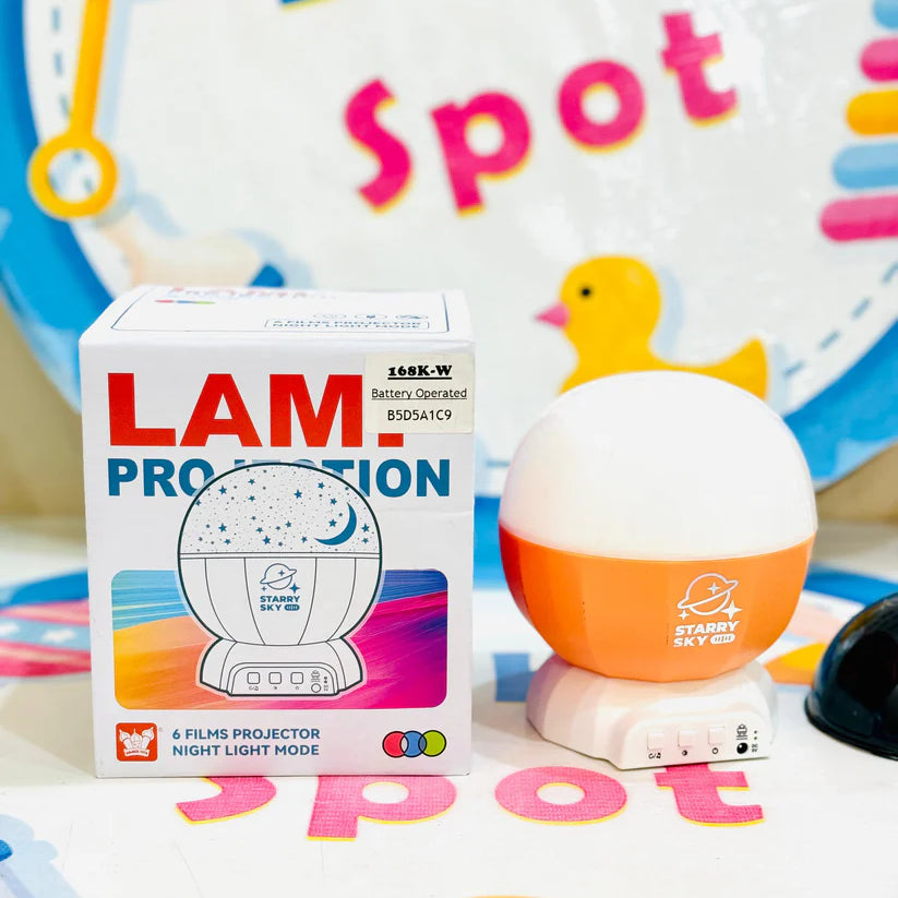 Dreamy nights projection lamp for kids