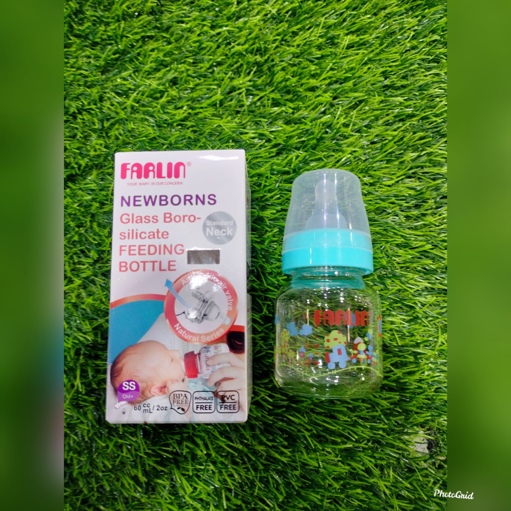 Faarlin Branded 2 oz Glass Feeder