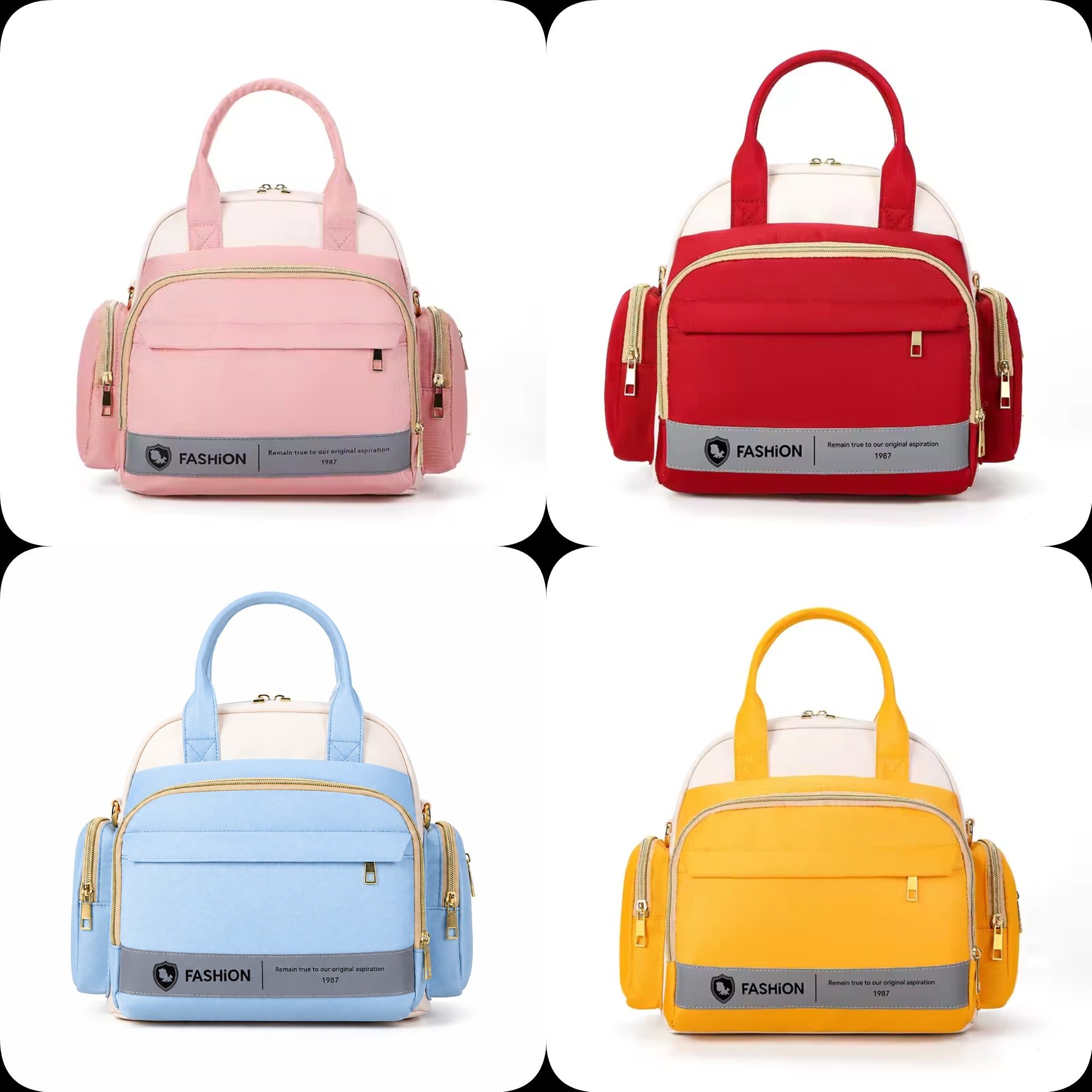 Luxury Multi-function Mother Backpack  Waterproof Diaper Bag Fashion Mummy Baby Bag