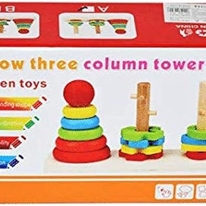 Rainbow Three Column Tower 2 