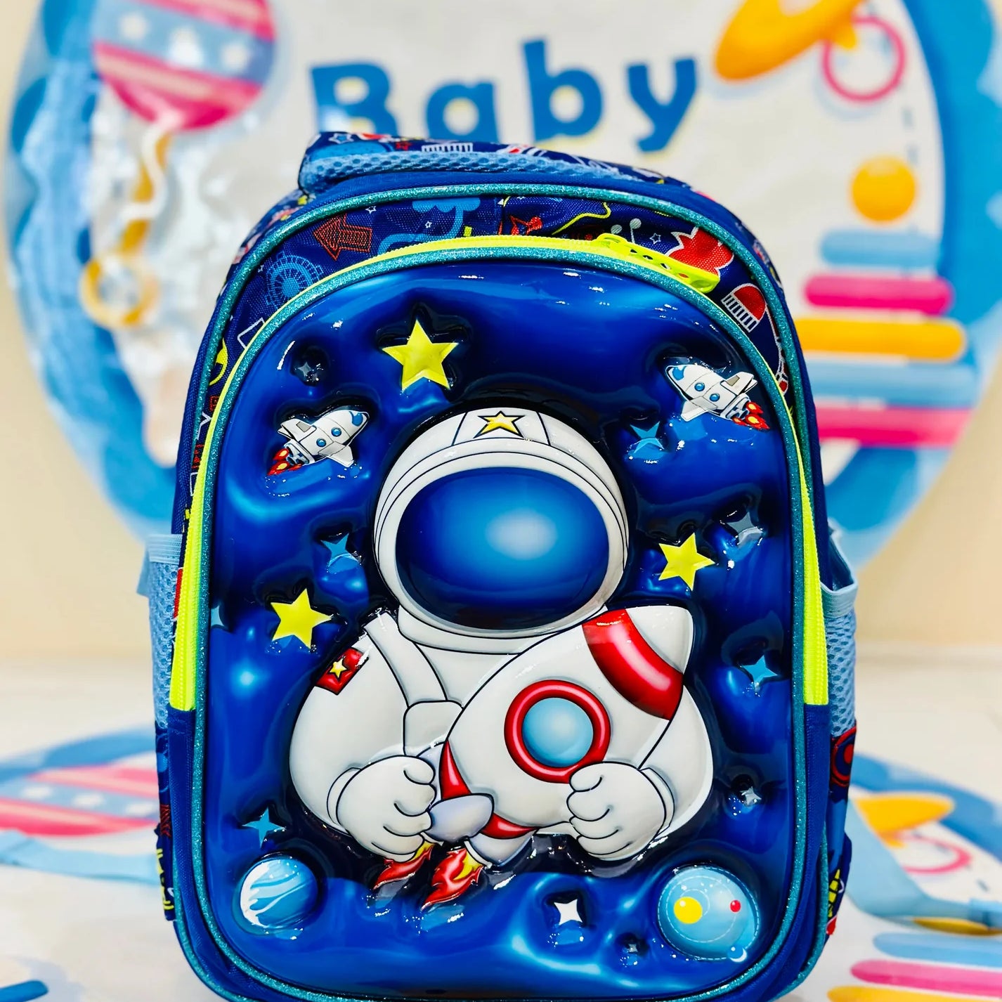 3D Space School Bag Lightweight Backpack 12-13 Inch