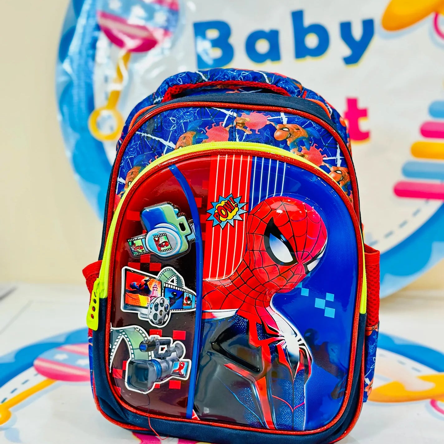 3D Spiderman School Bag Lightweight Backpack 12-13 Inch