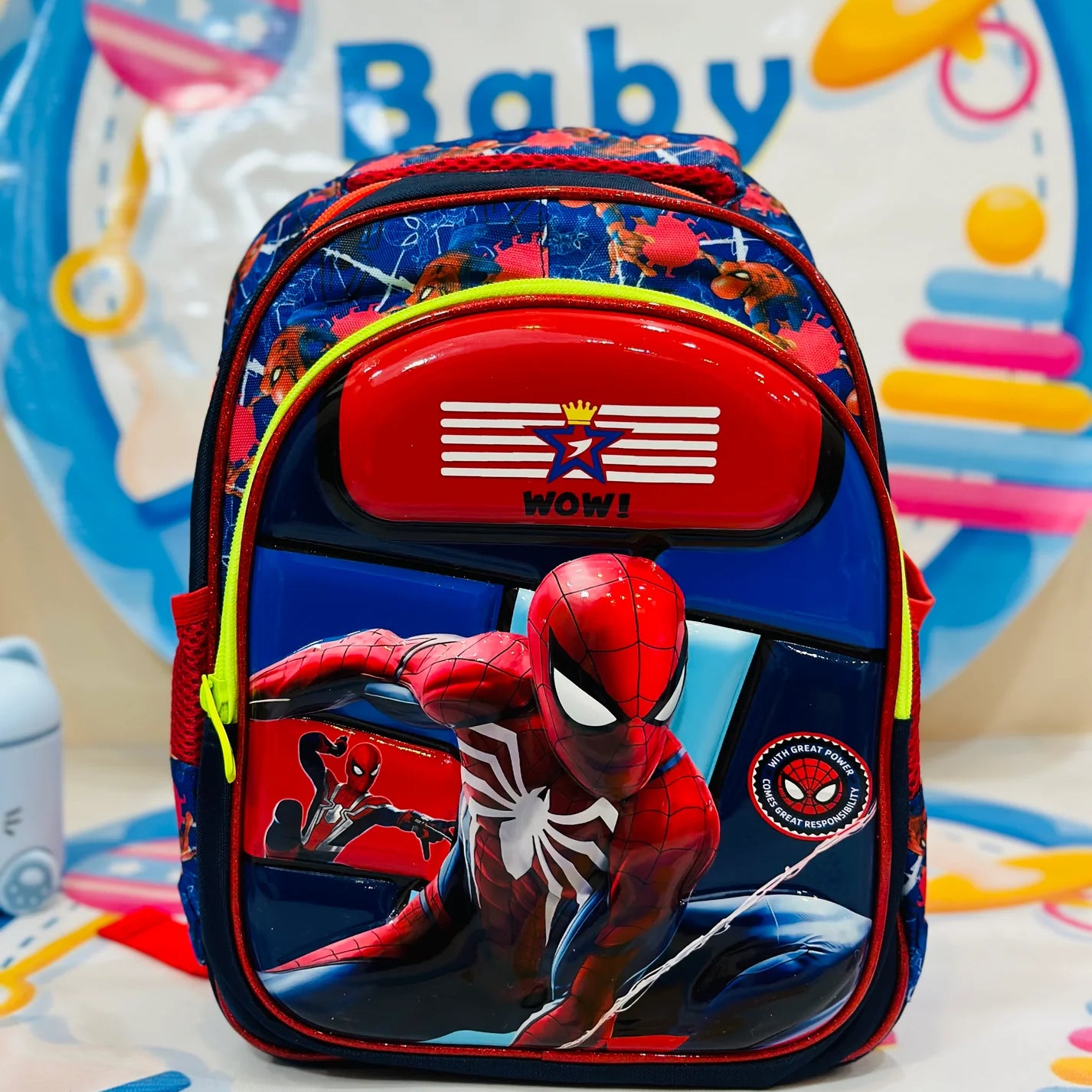 Ultimate School Bag – Smart, Stylish &amp; Ready for Adventure! 🎒✨

Gear up for school with our&nbsp;versatile and durable School Bag, designed for&nbsp;comfort, style, and practicality. Perfect for&nbsp;young learners, this backpack offers&nbsp;ample storage space&nbsp;for books, stationery, and essentials while keeping everything&nbsp;safe and organized.

🚀 Why Kids Love It?

✅&nbsp;Spacious &amp; Functional&nbsp;– Plenty of room for all school supplies 📚✏️
🌧️&nbsp;Durable &amp; Waterproof&nbsp;– Prot