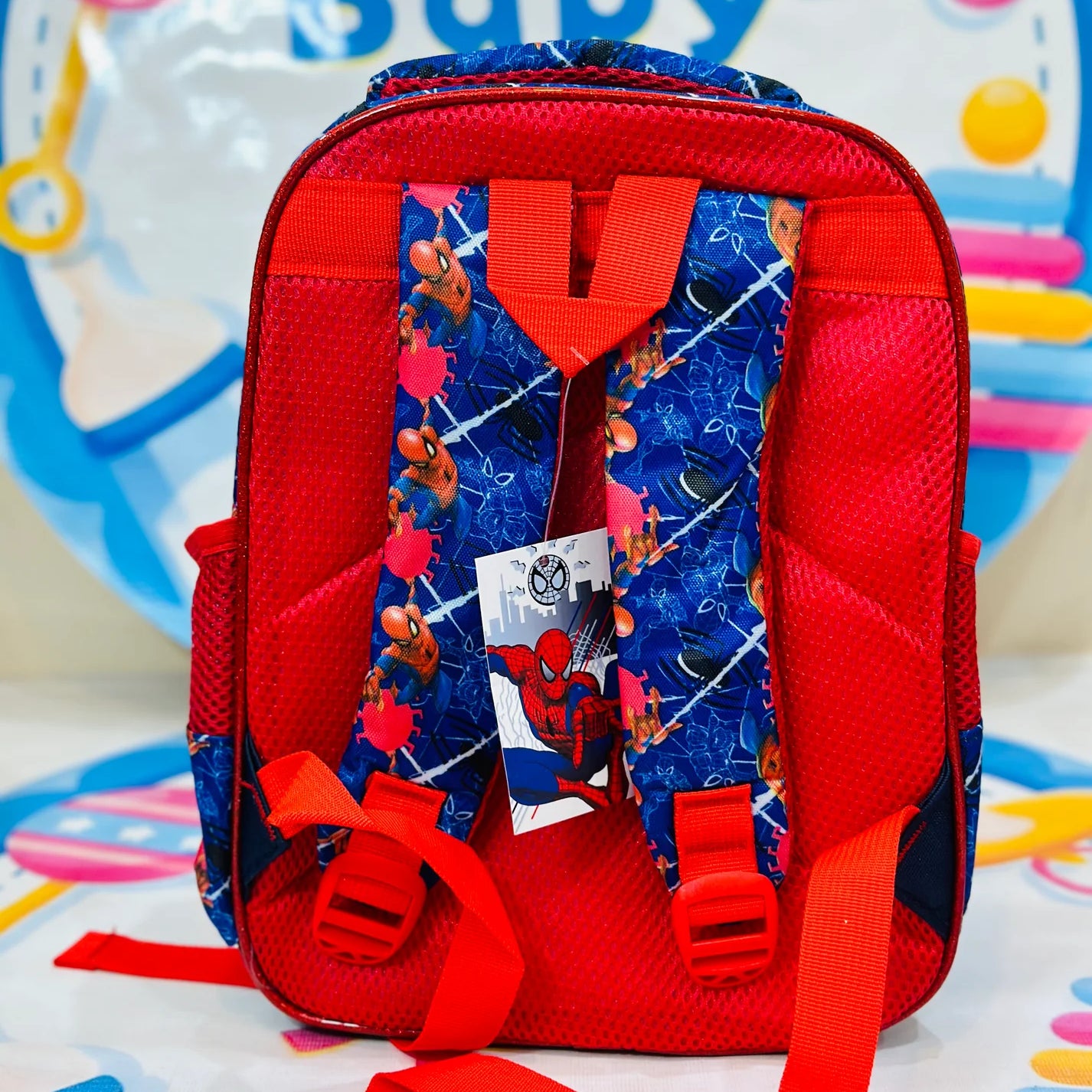 3D Spiderman School Bag Lightweight Backpack 12-13 Inch