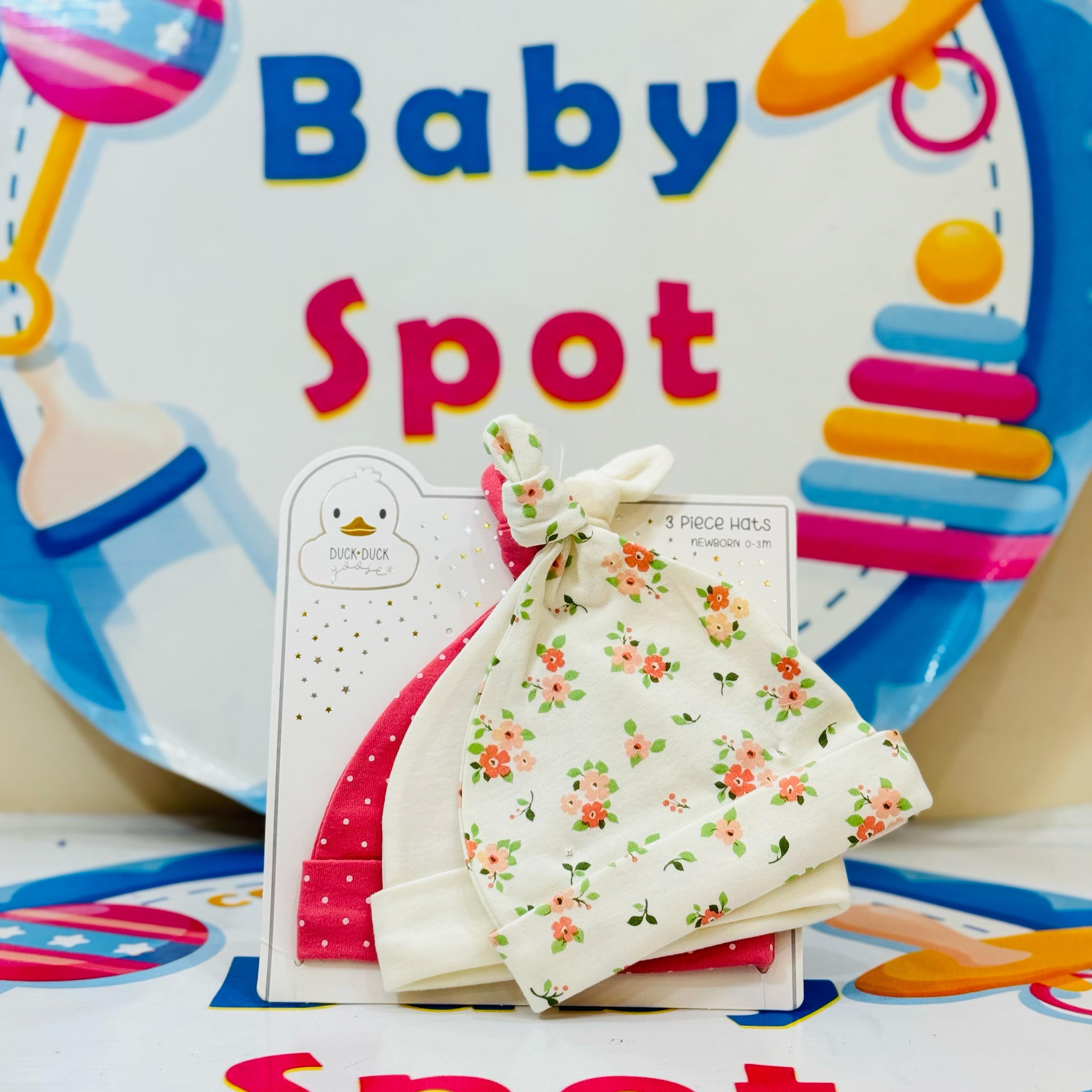👶 Premium Branded Baby Knotted Caps – Pack of 3! 🎀

Keep your newborn cozy and stylish with our premium range branded baby knotted caps collection. Perfect for delicate little heads, these caps combine comfort and charm.

Product Details:

🔸 Pack of 3 Knotted Caps – Stylish designs in one bundle for everyday wear.

🔸 Soft & Gentle Fabric – Made from premium, baby-friendly material for ultimate comfort.

🔸 Adjustable Knotted Style – Easy to adjust for a snug and secure fit.

🔸 Adorable Designs – Cute a