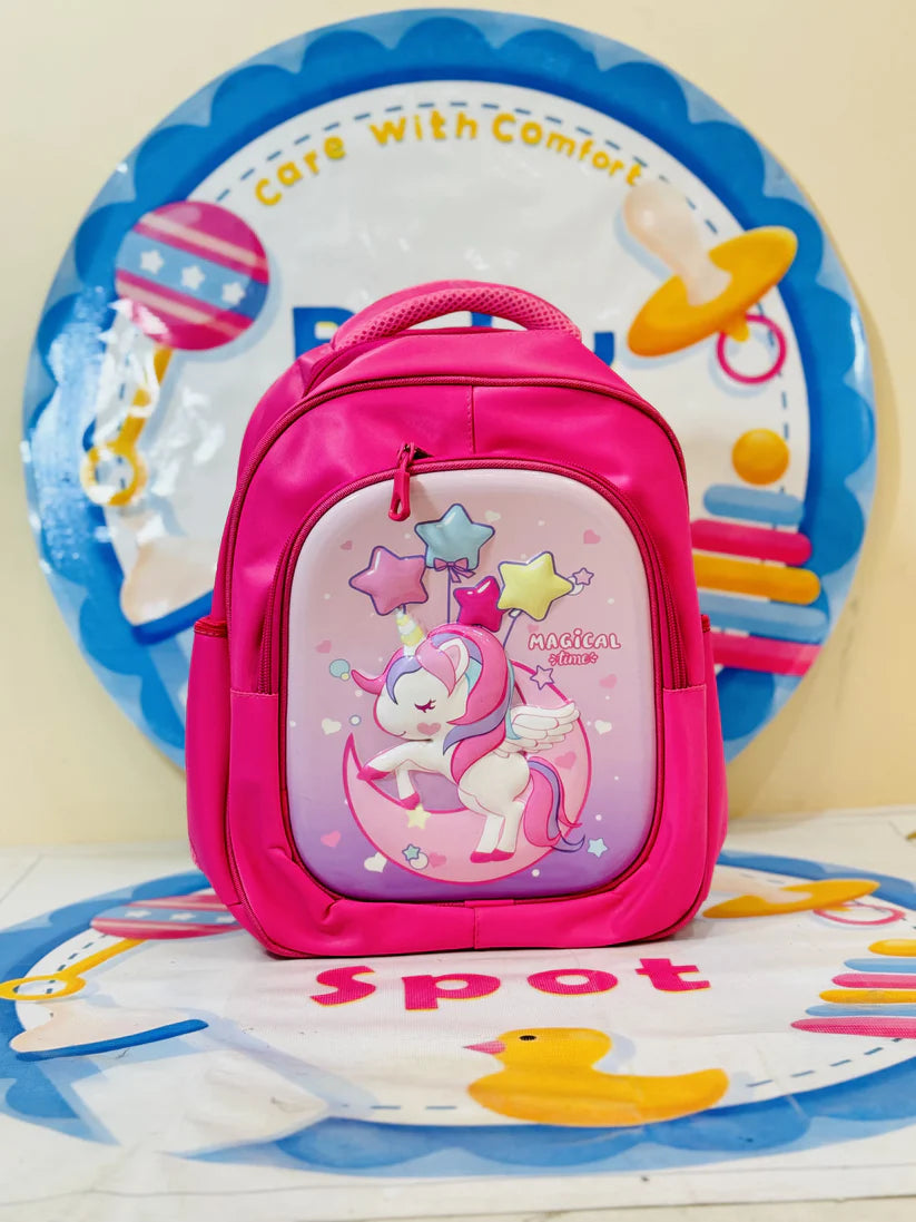 3D Unicorn School Bag Lightweight Backpack 14-15 Inch