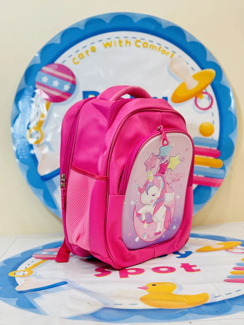 3D Unicorn School Bag Lightweight Backpack 14-15 Inch