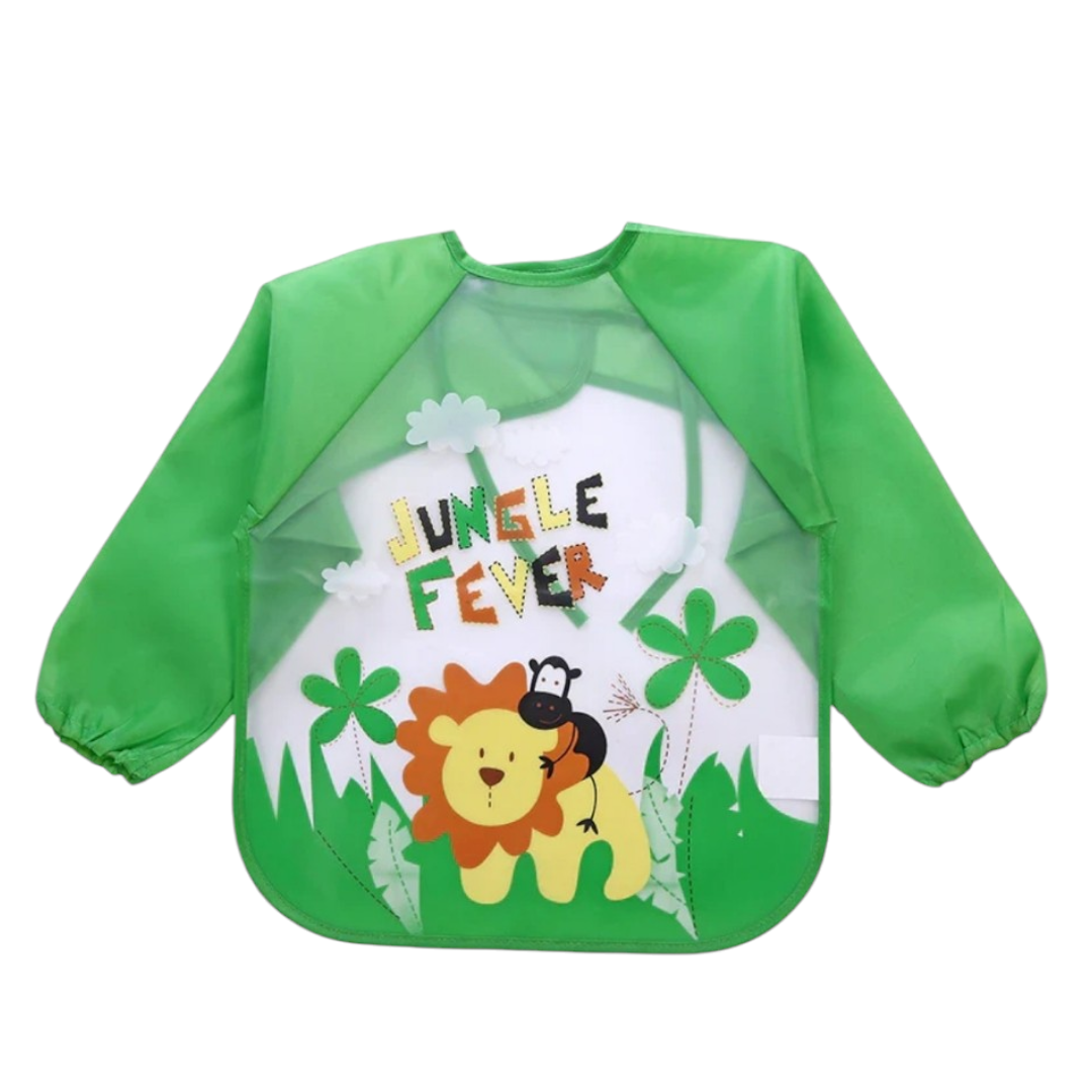 Protect Your Baby’s Clothes with Full-Sleeve Apron Bibs! 👶🍼

Keep your little one mess-free with our branded premium full-sleeve baby apron bibs, designed for mealtime, self-feeding, arts & crafts, and sensory play. These waterproof bibs are a must-have for newborns, infants, and toddlers, ensuring a stress-free experience for moms and dads.

Key Features & Benefits:

🛡 Full-Sleeve Coverage – Protects clothes from spills, stains, and food mess.
💧 Waterproof & Easy to Clean – Just wipe or wash for quick 