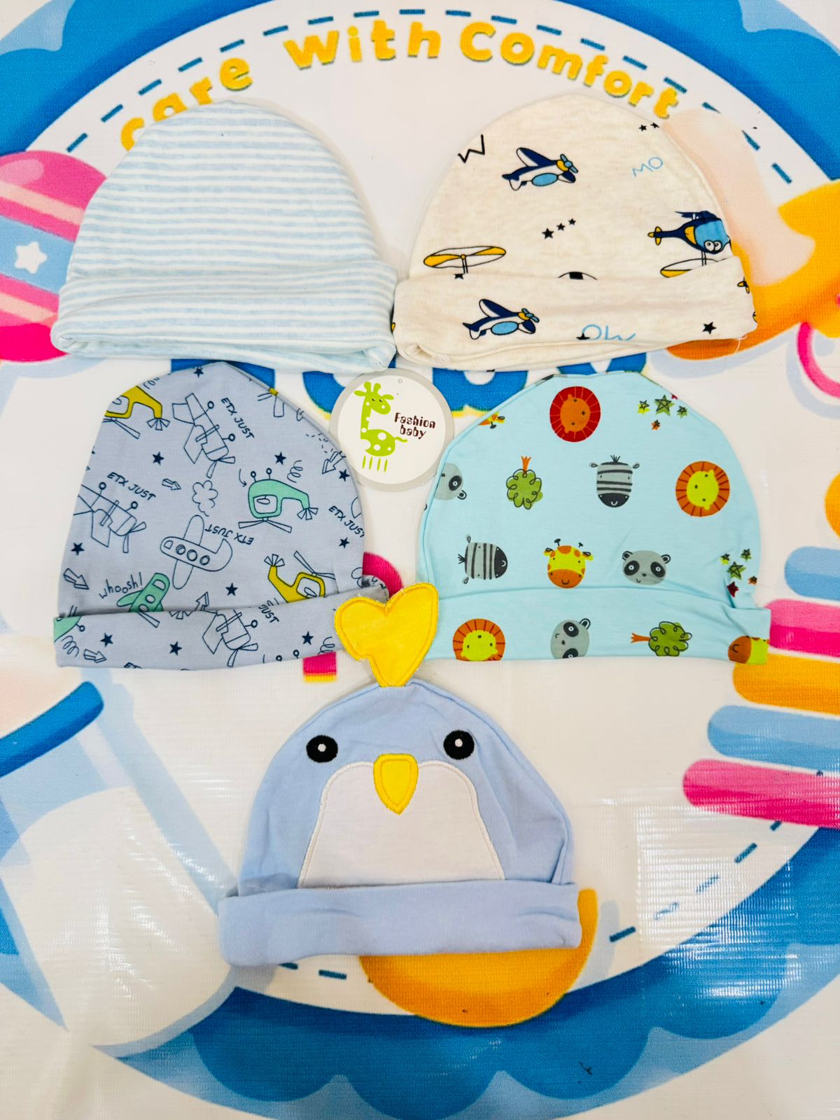 🌟 Premium Range Baby Caps Set of 5 – Imported Collection 🌟

🎨 Colorful & Stylish: 5 vibrant caps to match every outfit

👶 Size: Perfect for newborns 0-3 months

💎 Material: Made with premium blended stuff – soft, comfy, and breathable

💰 Price: Only 950 Rs for the complete set

✅ Quality Guaranteed: Durable and gentle on your baby's skin

📦 Delivery Time: 2-5 days

🛒 Order Now:

WhatsApp: 03117399001

DM us

Visit our website: babyspotofficial.pk
#BabyCaps #NewbornClothing #BabyEssentials #ImportedB